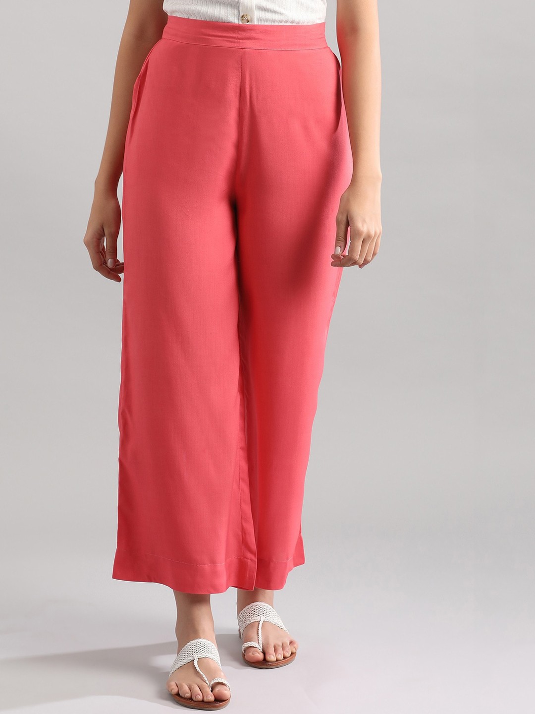 

AURELIA Women Pink Ethnic Palazzos