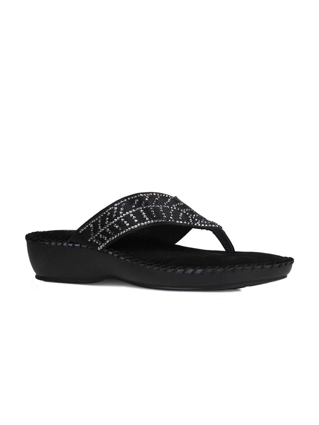 

Rocia Women Black Embellished Sandals