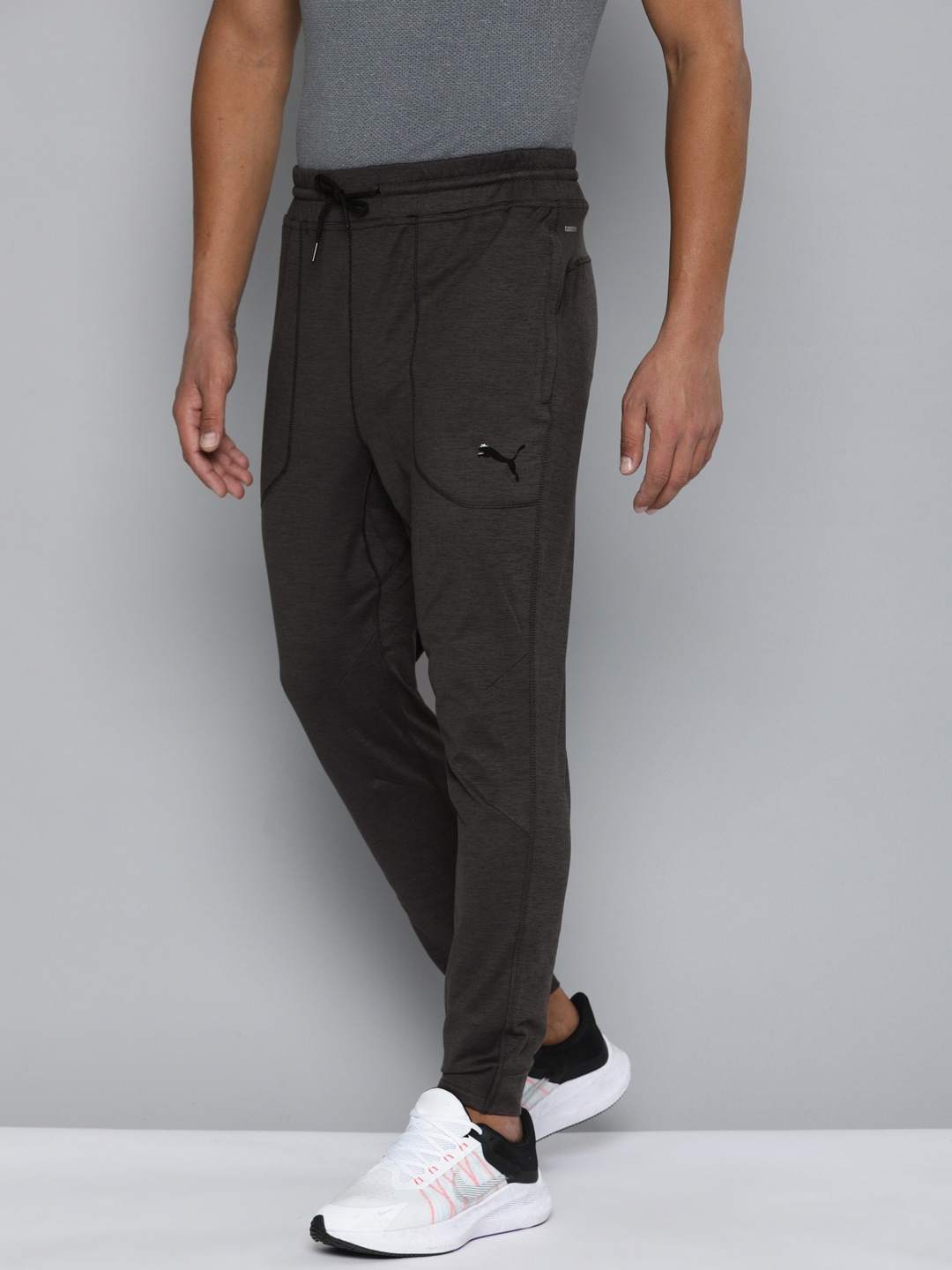 

Puma Men Black Cloudspun Knitted Training Joggers