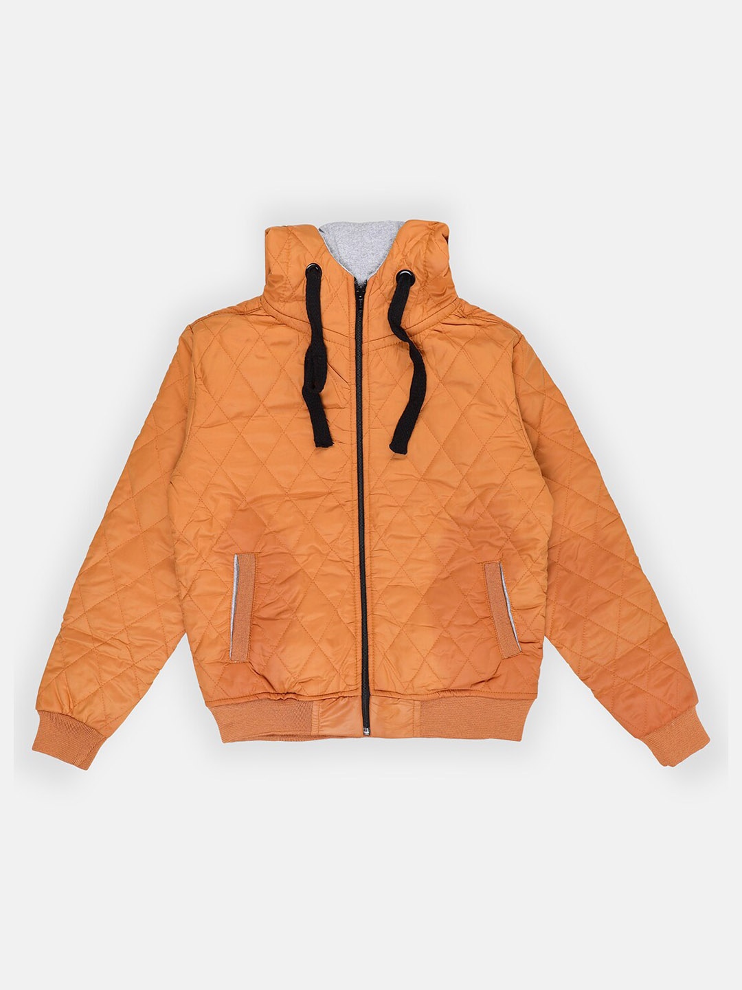 

Instafab Boys Rust Windcheater Quilted Jacket