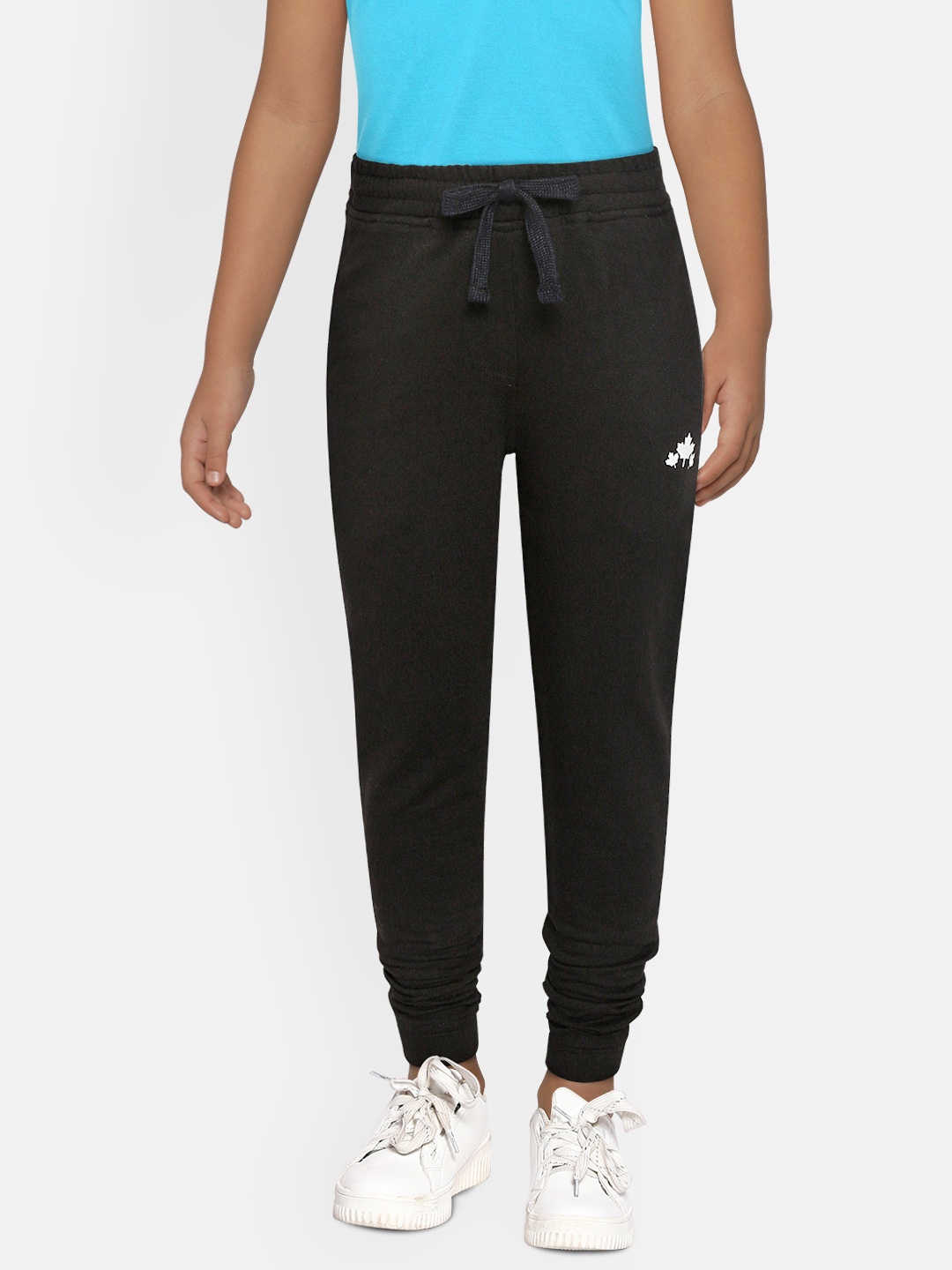 

Rute Girls Black Solid Joggers