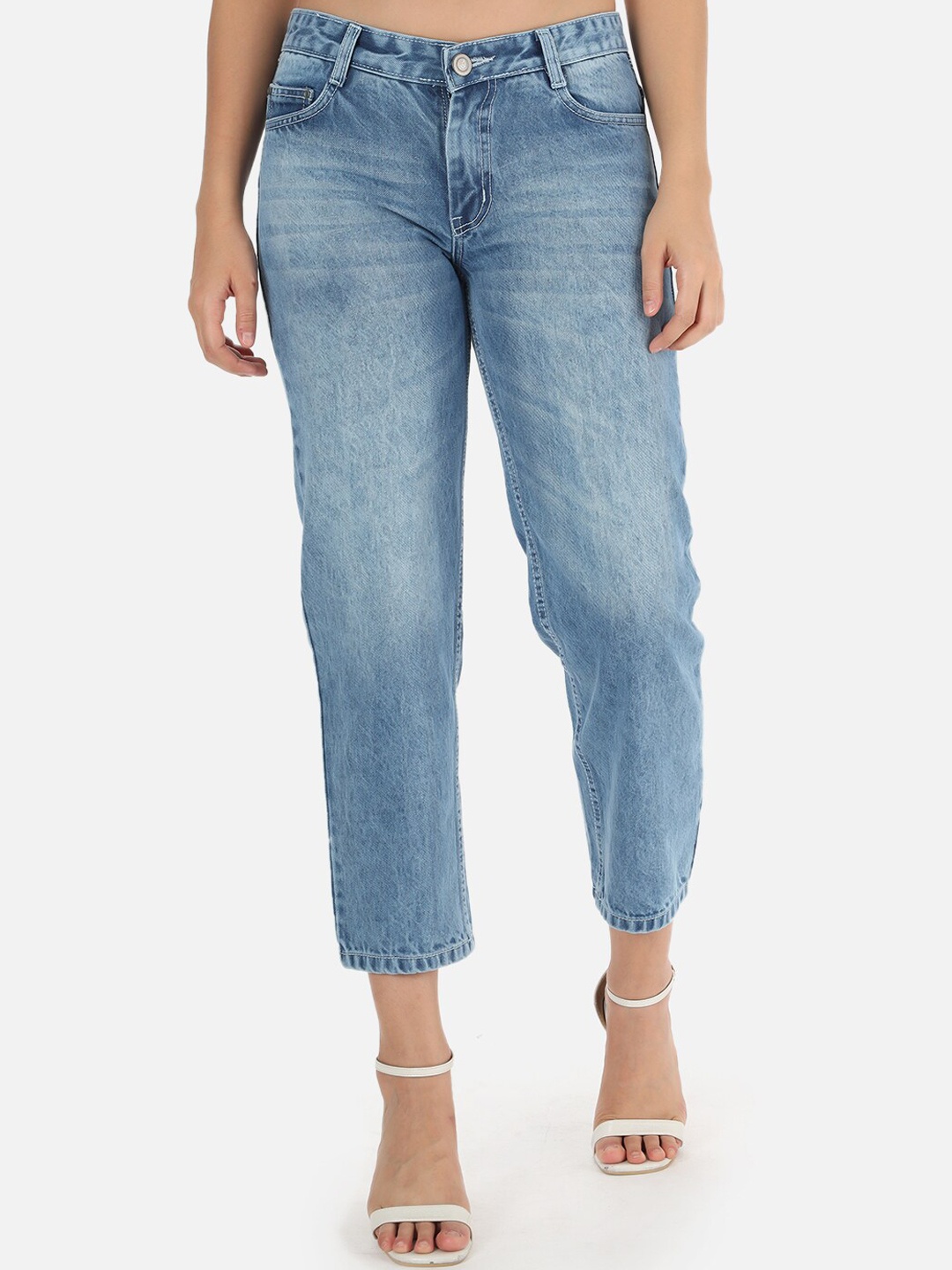 

The Dry State Women Blue Light Fade Cotton Jeans