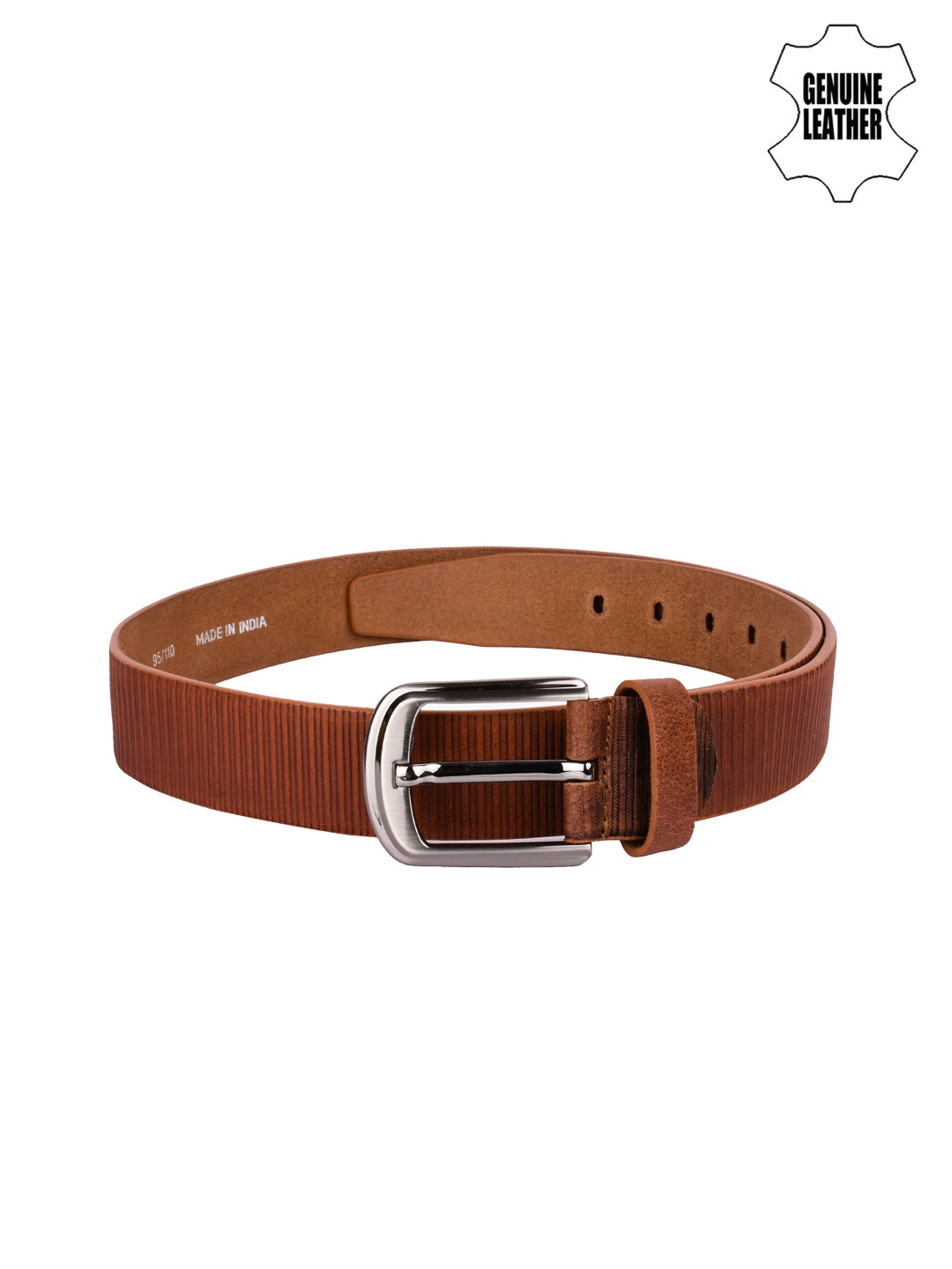 

Teakwood Leathers Men Brown Genuine Leather Belt
