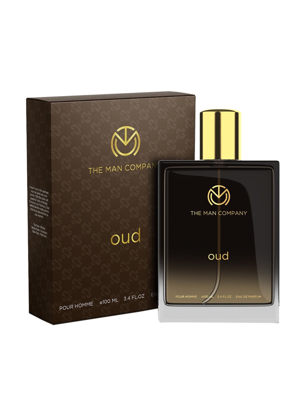 

THE MAN COMPANY Oud EDP for Men - 100 ml, Black