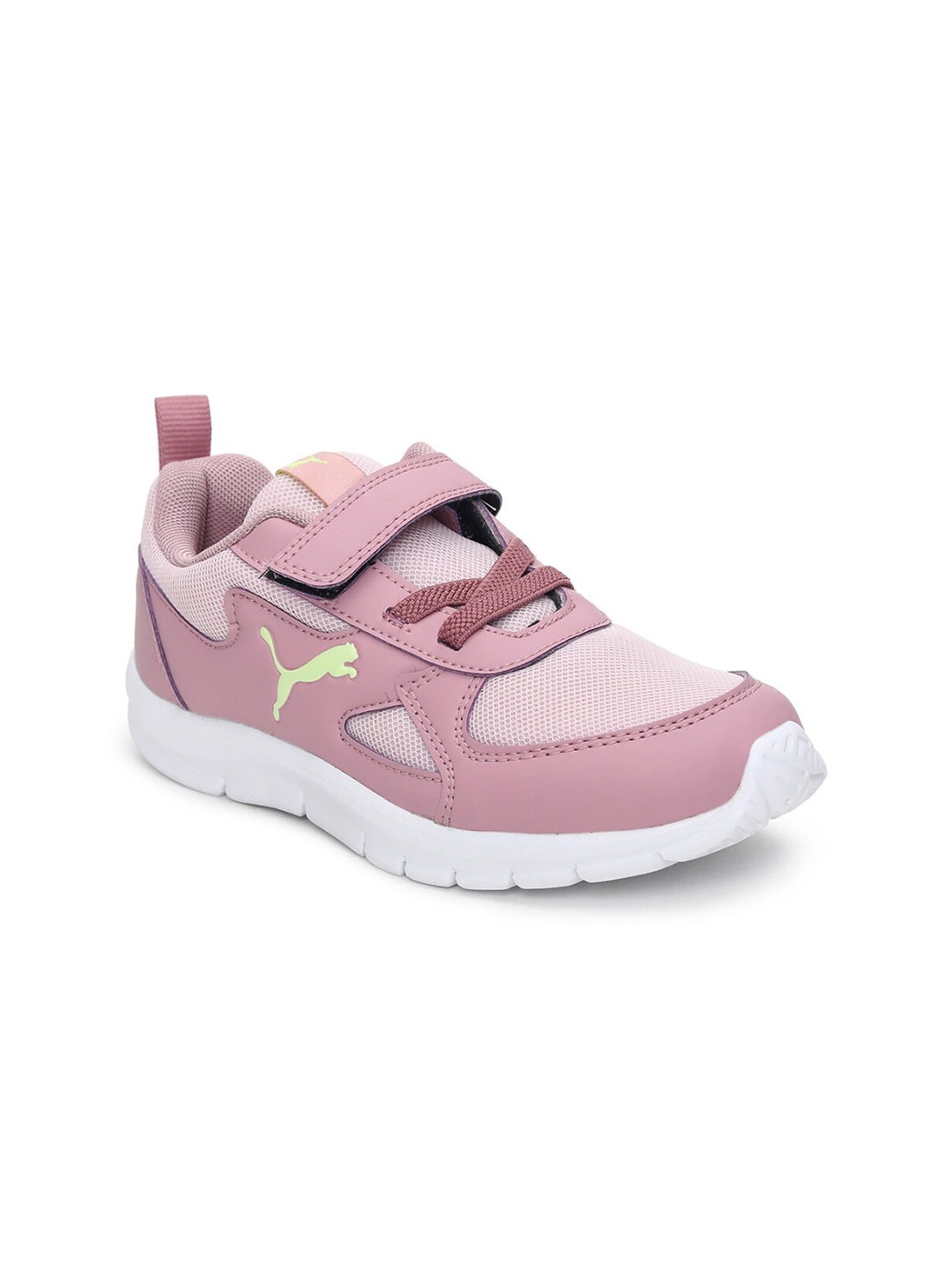 

Puma Kids Pink Textile Runner Running Shoes