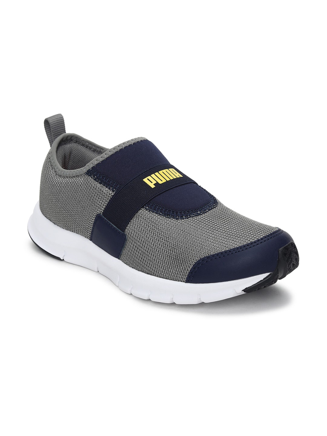 

Puma Unisex Kids Blue and Grey Flat Boots