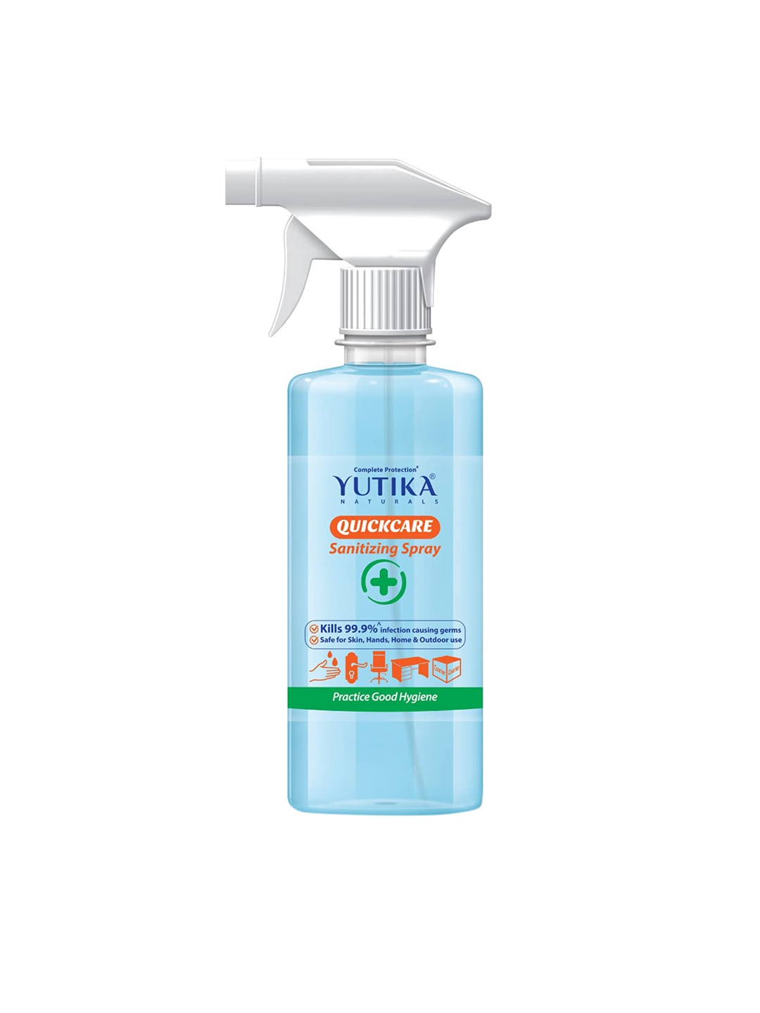 

YUTIKA Naturals Quick Care Sanitizing Spray 500 ml, Blue
