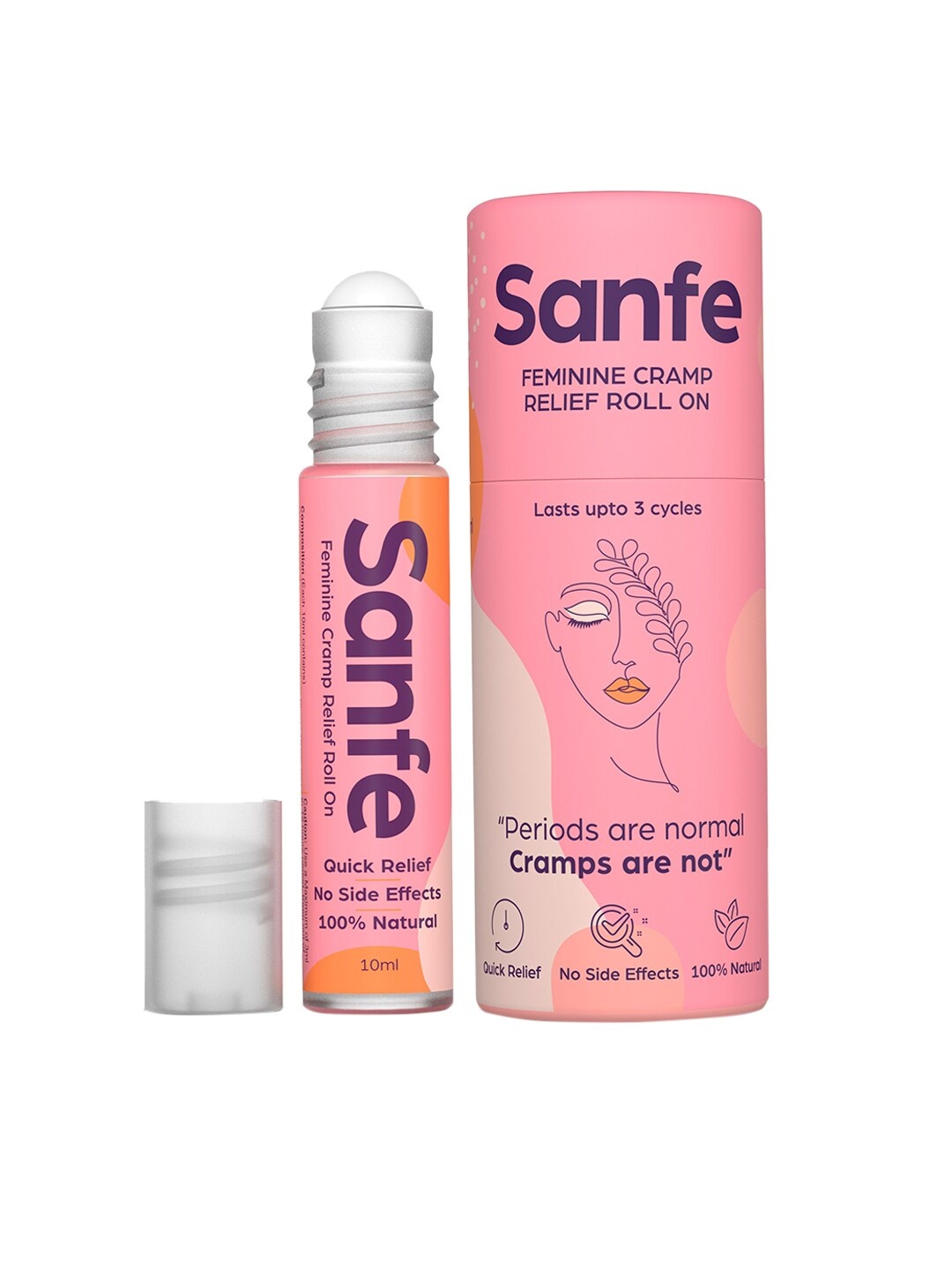 

Sanfe Set of 4 Sanfe Roll On - 10 ml each, Coral