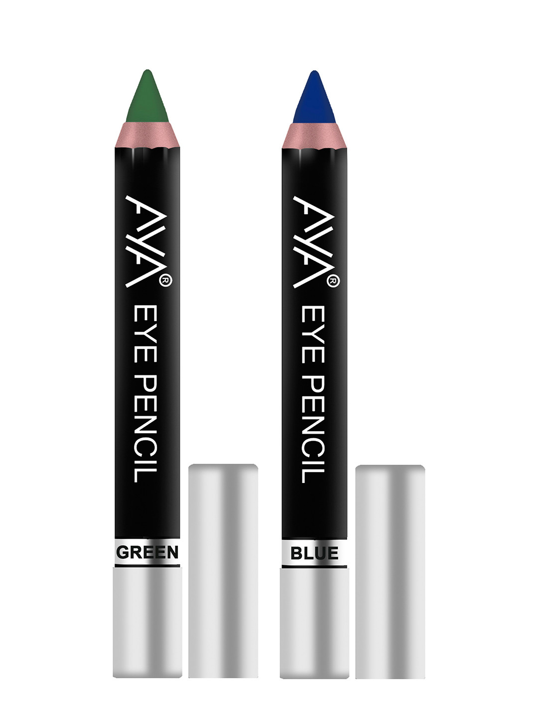 

AYA Set of 2 Eye Liner Kajal - Green & Blue