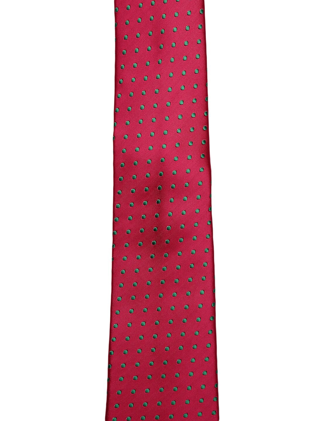 

Alvaro Castagnino Men Pink & Green Printed Broad Tie