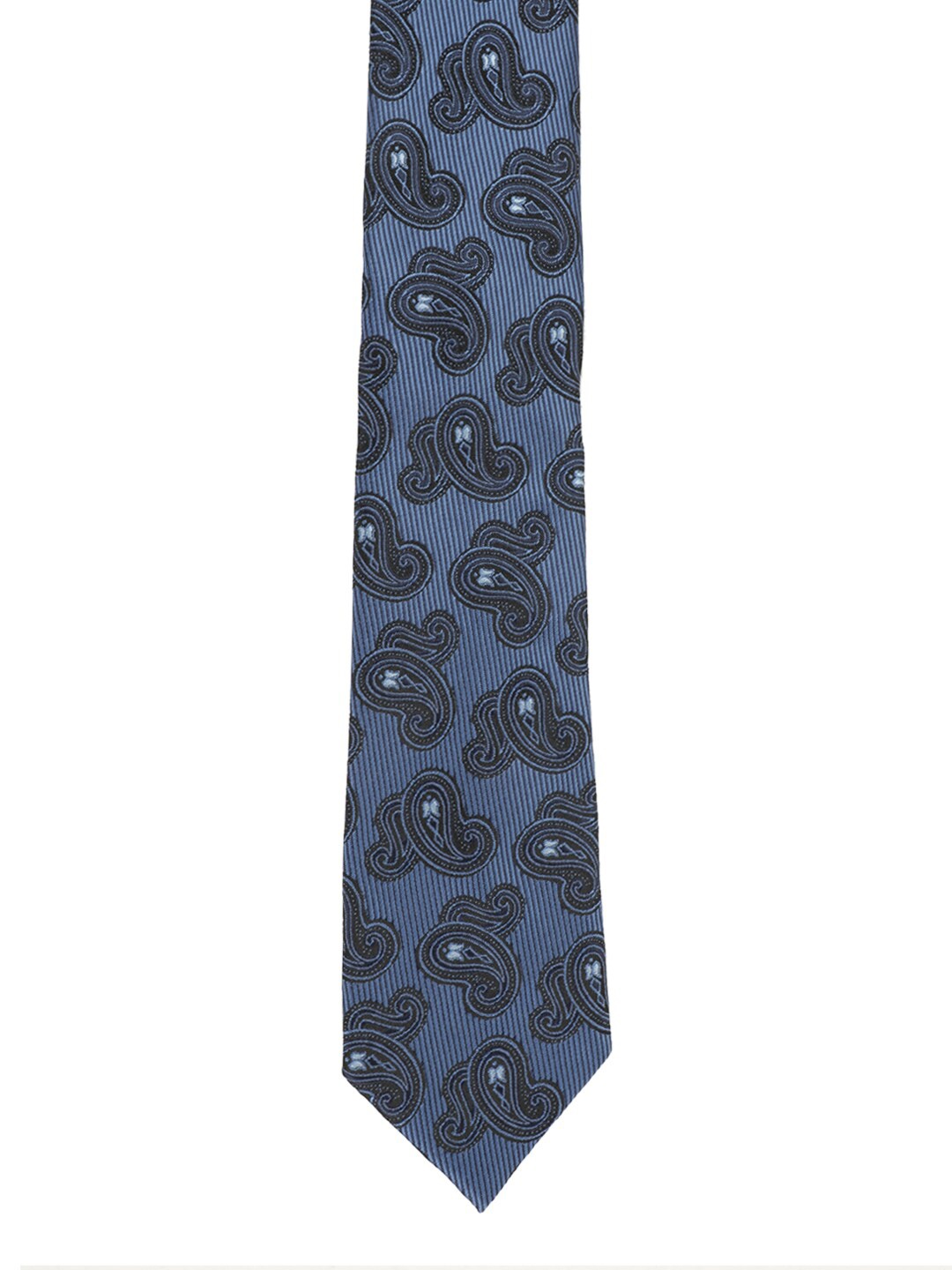 

Alvaro Castagnino Men Grey & Green Printed Broad Tie