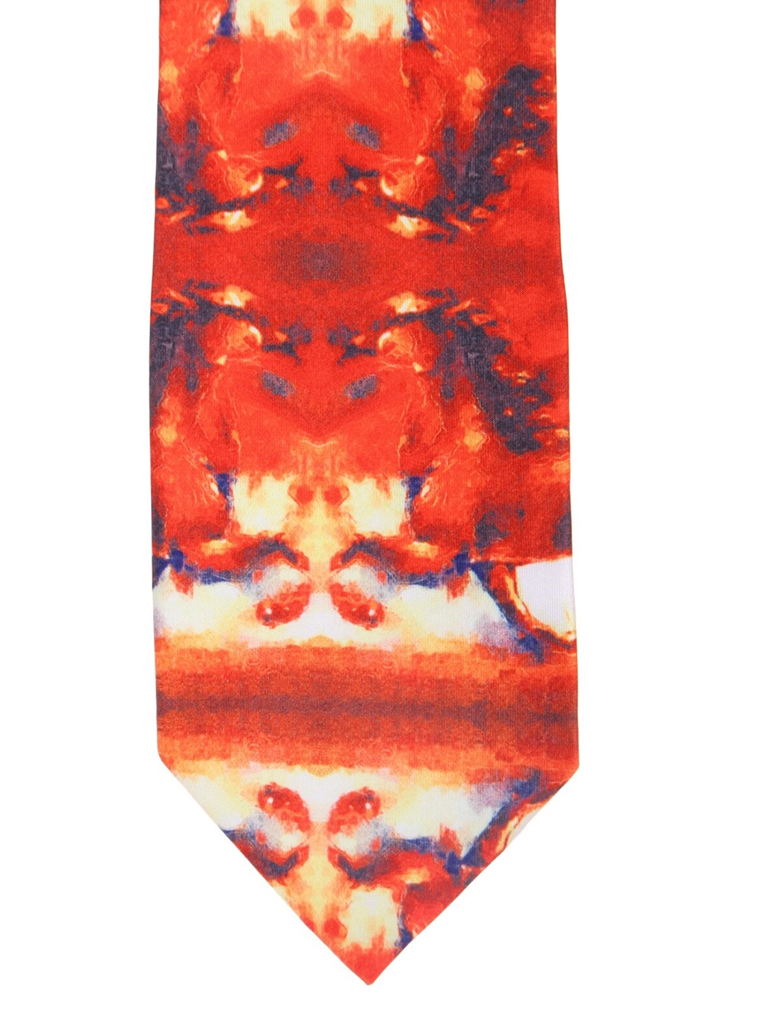 

Alvaro Castagnino Men Red & Black Printed Broad Tie