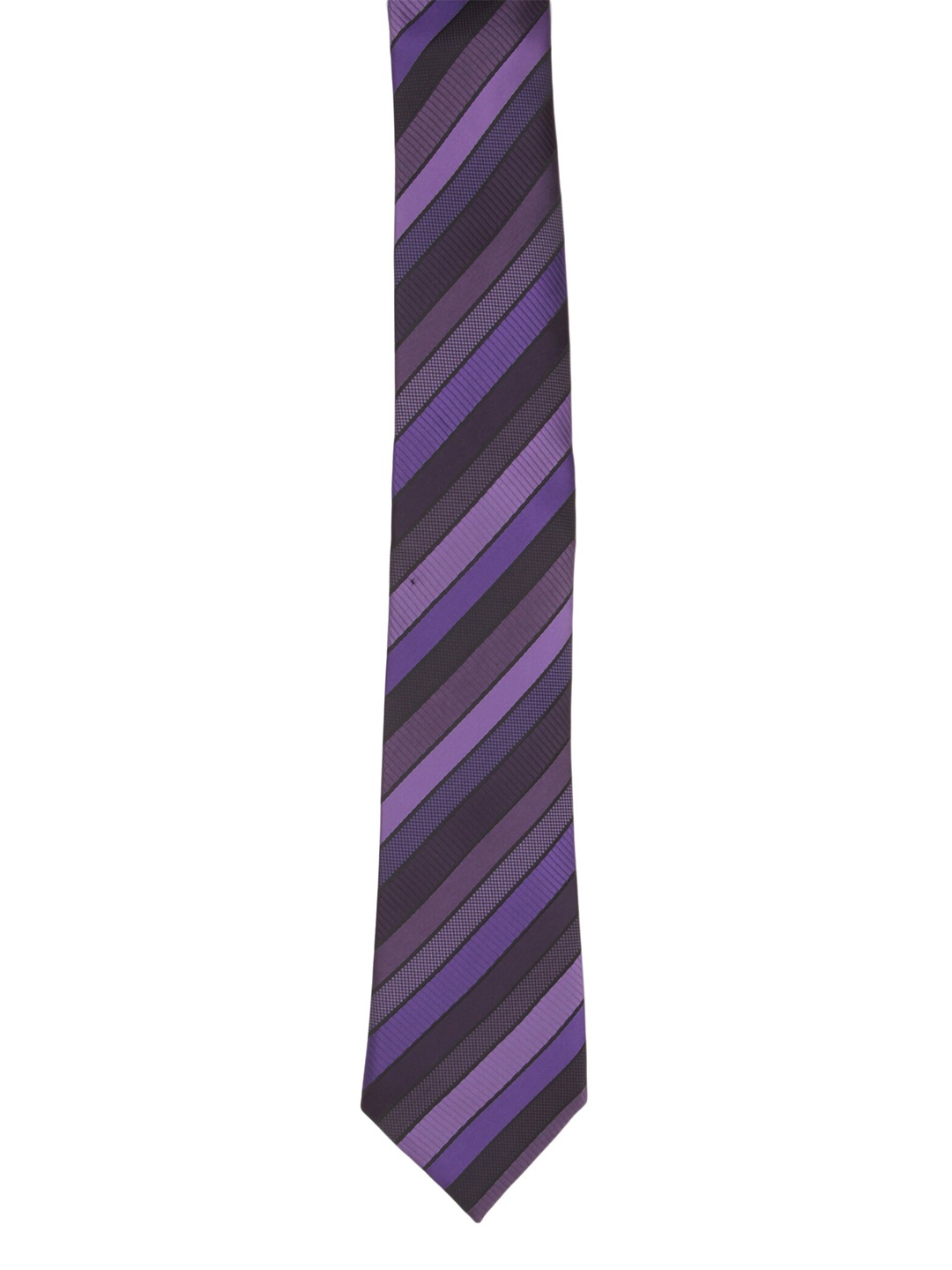 

Alvaro Castagnino Men Purple Striped Broad Tie