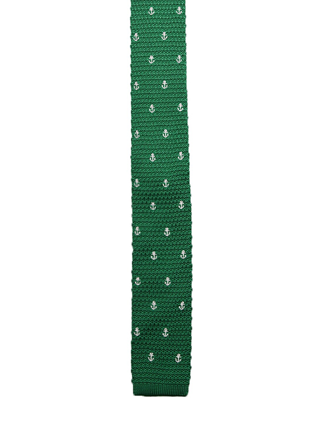 

Alvaro Castagnino Men Green Woven Designed Broad Tie