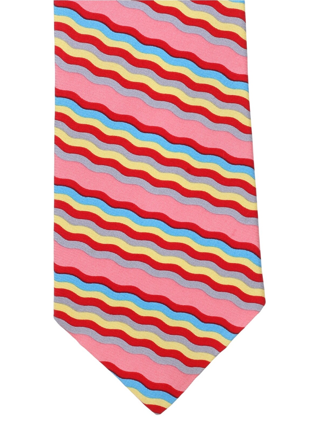 

Alvaro Castagnino Men Multicoloured Striped Broad Tie, Multi