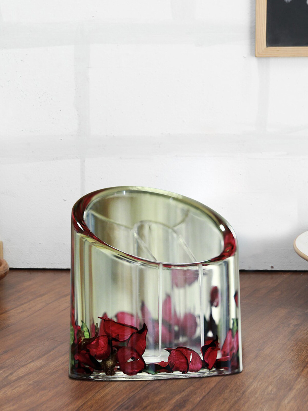 

Obsessions Pink & Transparent Agua Acrylic Fork Holder