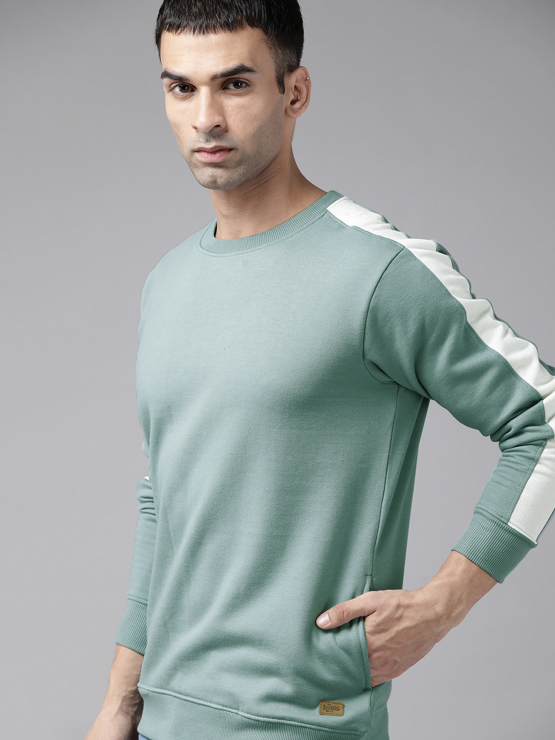 

Roadster Men Blue Sweatshirt