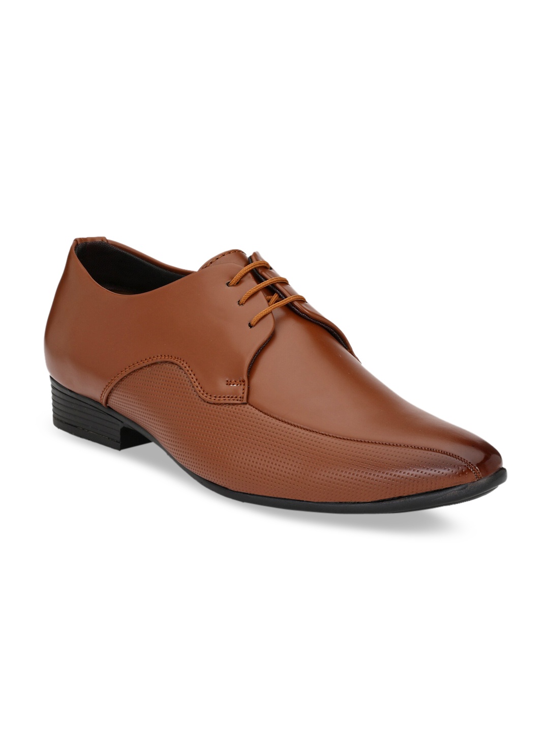 

Ferraiolo Men Brown Solid Brogues, Tan