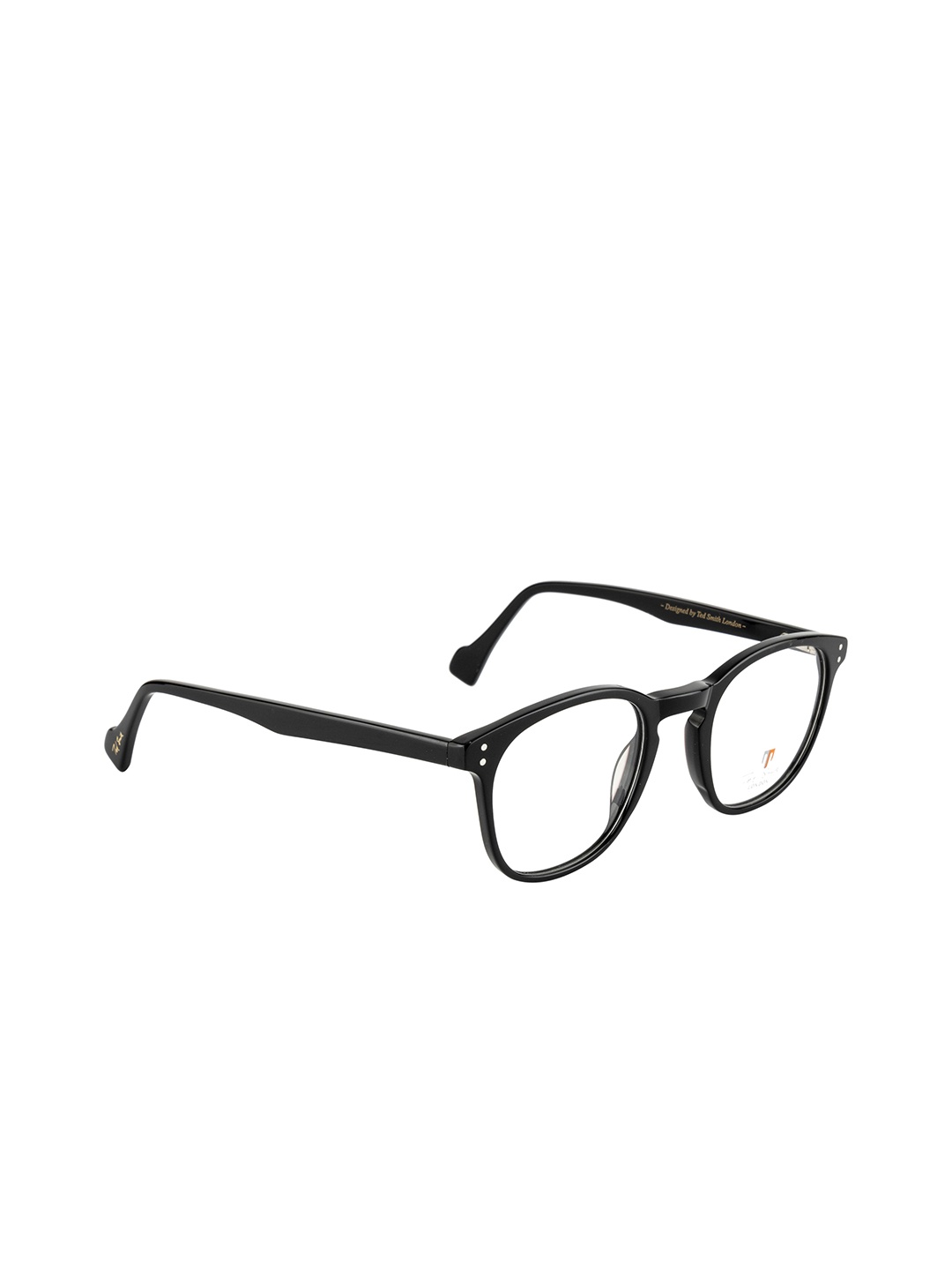 

Ted Smith Unisex Black Full Rim Wayfarer Frames TS-327_BLK