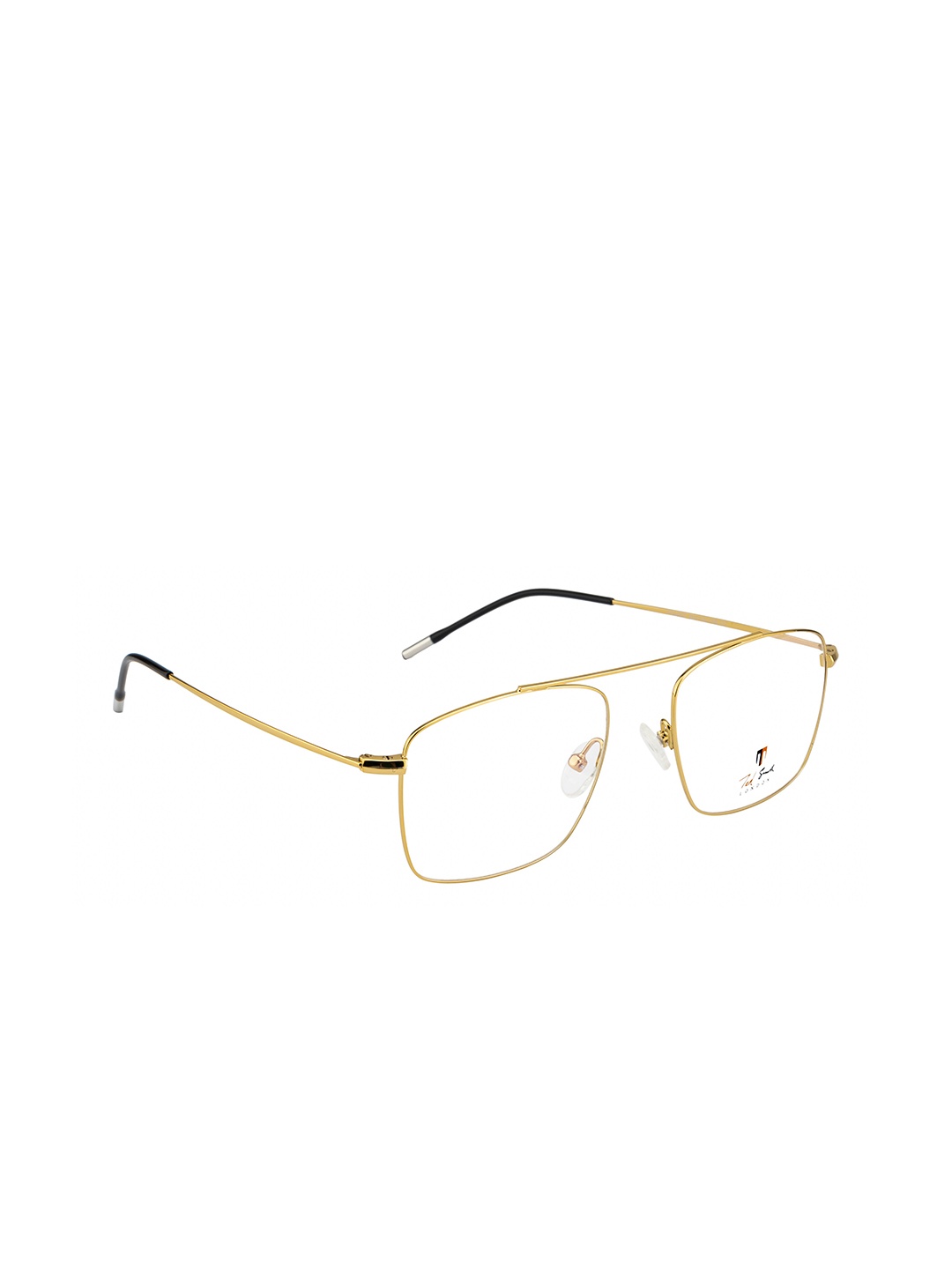 

Ted Smith Unisex Gold-Toned Full Rim Square Frames TS-307_C1