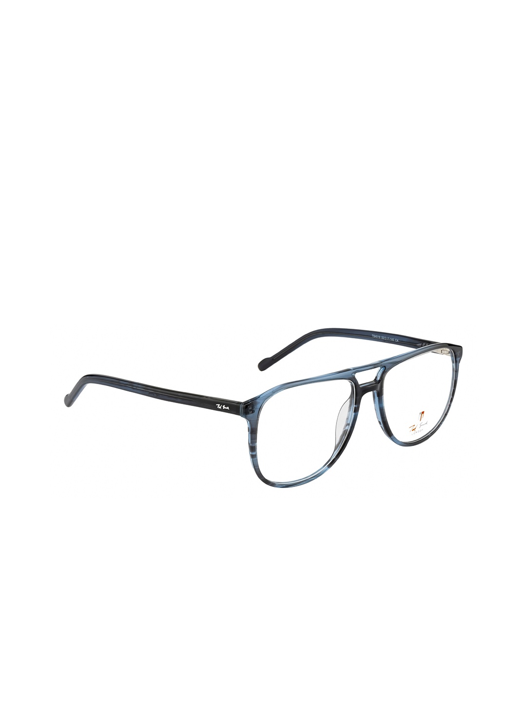 

Ted Smith Unisex Blue Abstract Full Rim Wayfarer Frames TS-320
