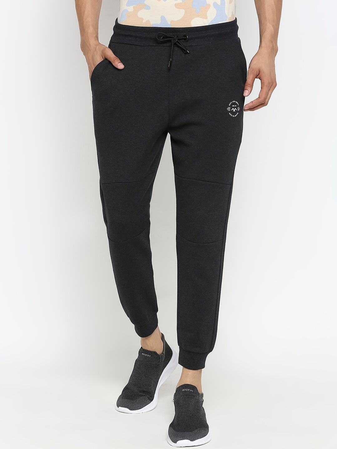 

Mufti Men Charcoal Grey Solid Sport Edition Knitted Jogger