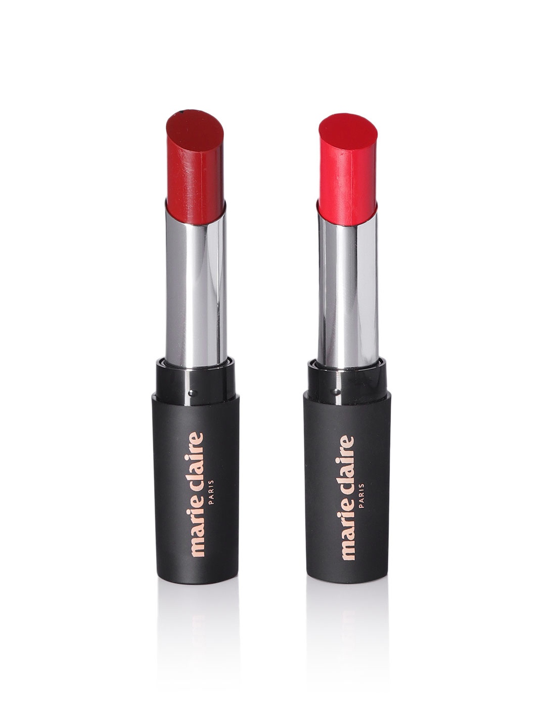 

Marie Claire Set of 2 Matte My Match Lipsticks -Madame Maroon - Cherrie Cherry, Red