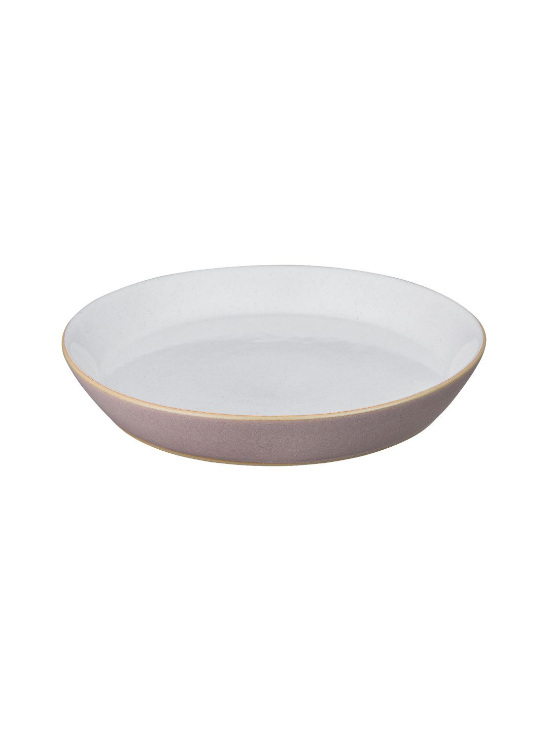 

Denby Pink & White 1 Piece Handcrafted Stoneware Glossy Plate