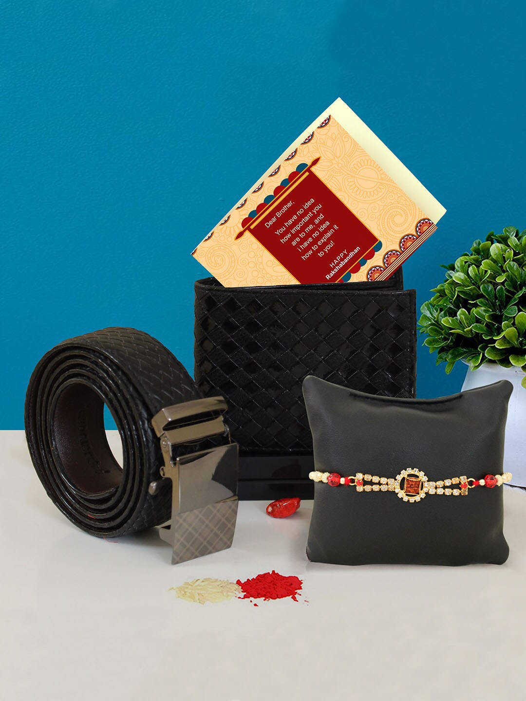 

TIED RIBBONS Rakhi Gift Set, Multi