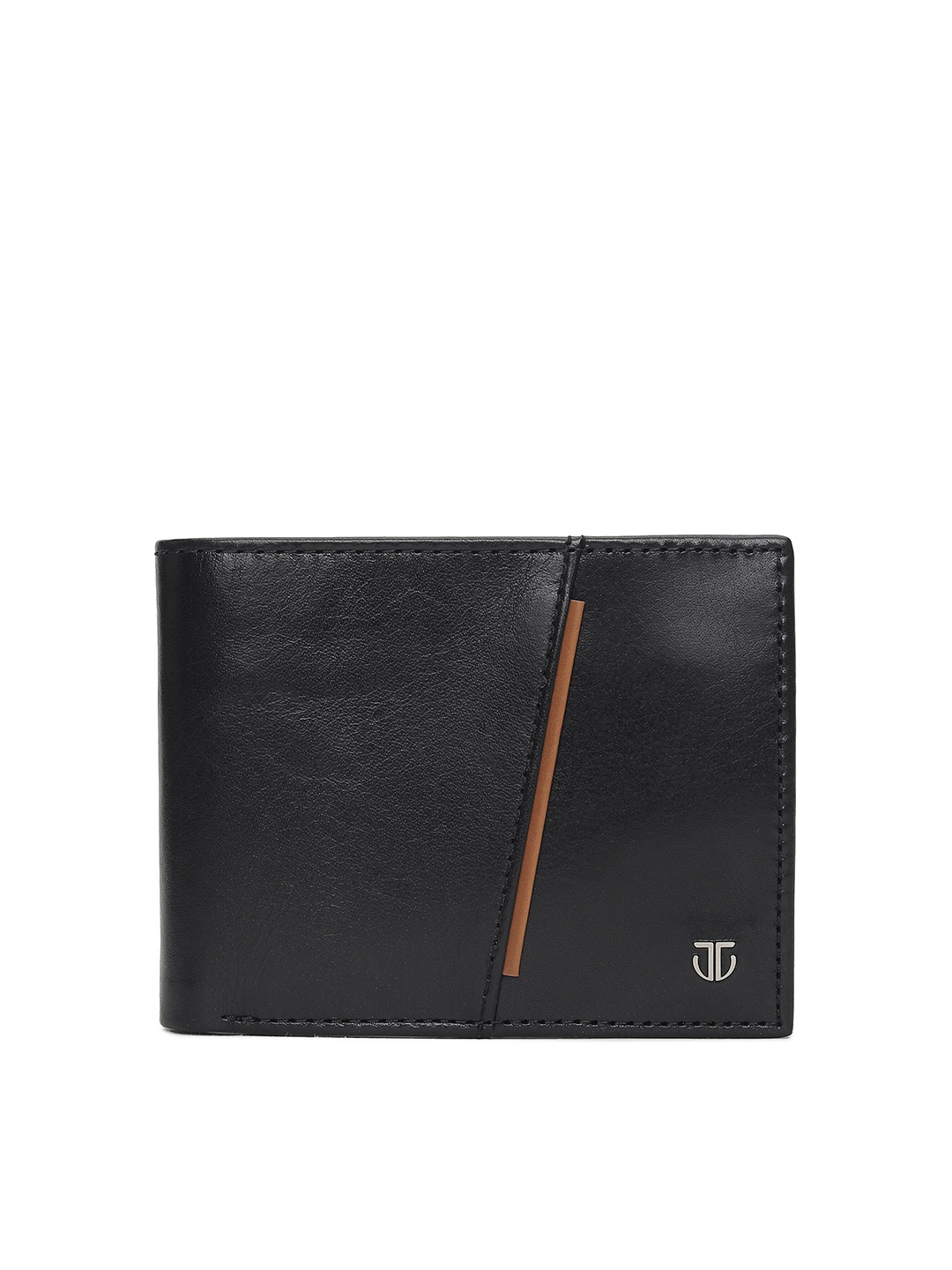 

Titan Men Black Leather Two Fold Wallet