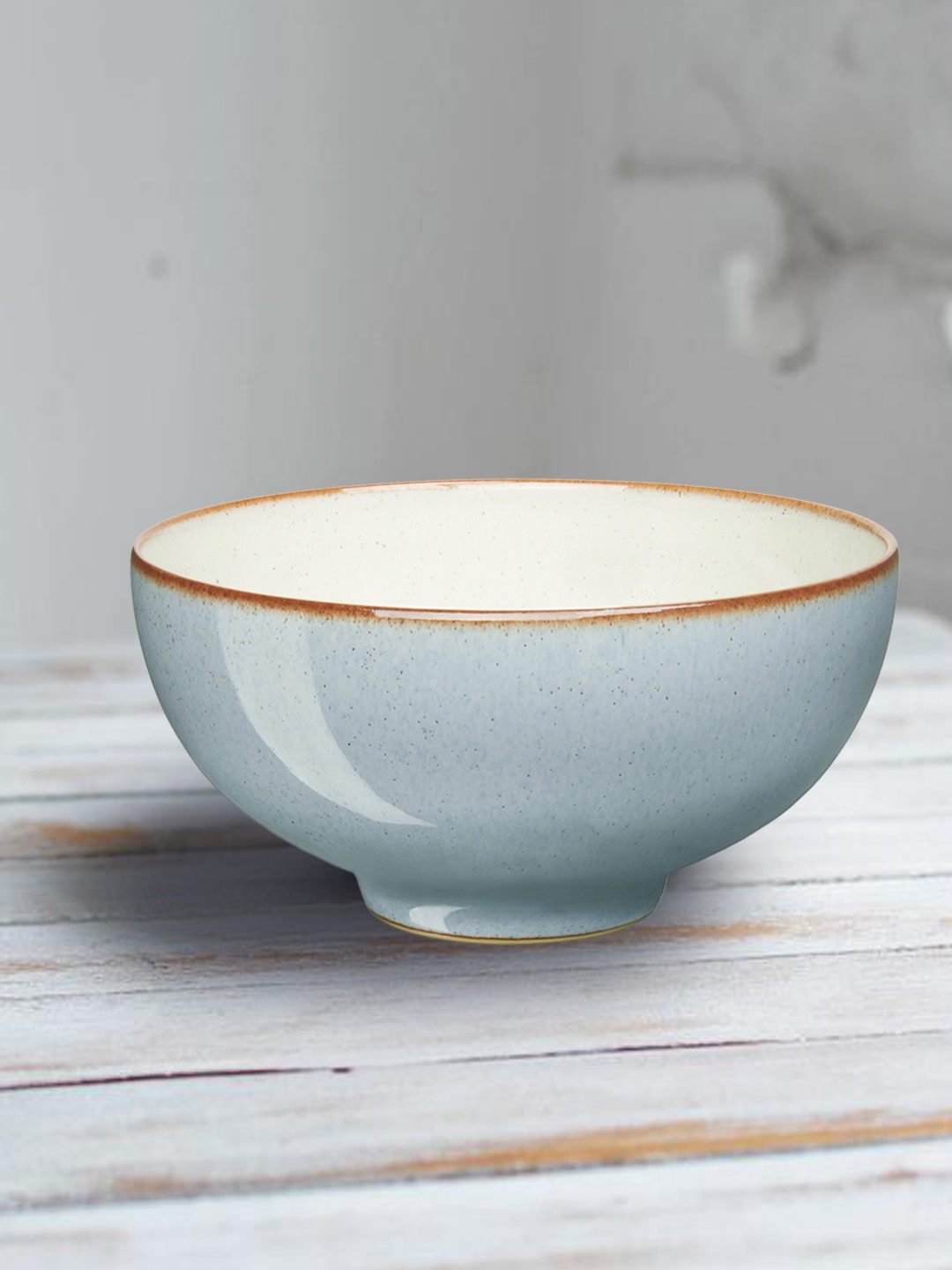 

Denby Blue Handcrafted Printed Stoneware 1 Pieces Glossy Bowl