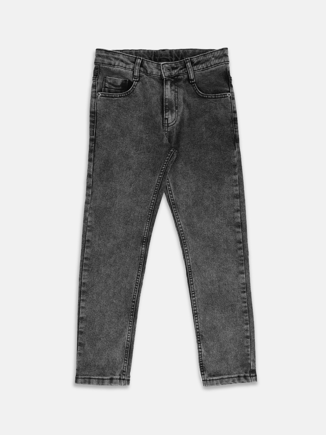 

Pantaloons Junior Boys Grey Tapered Fit Jeans