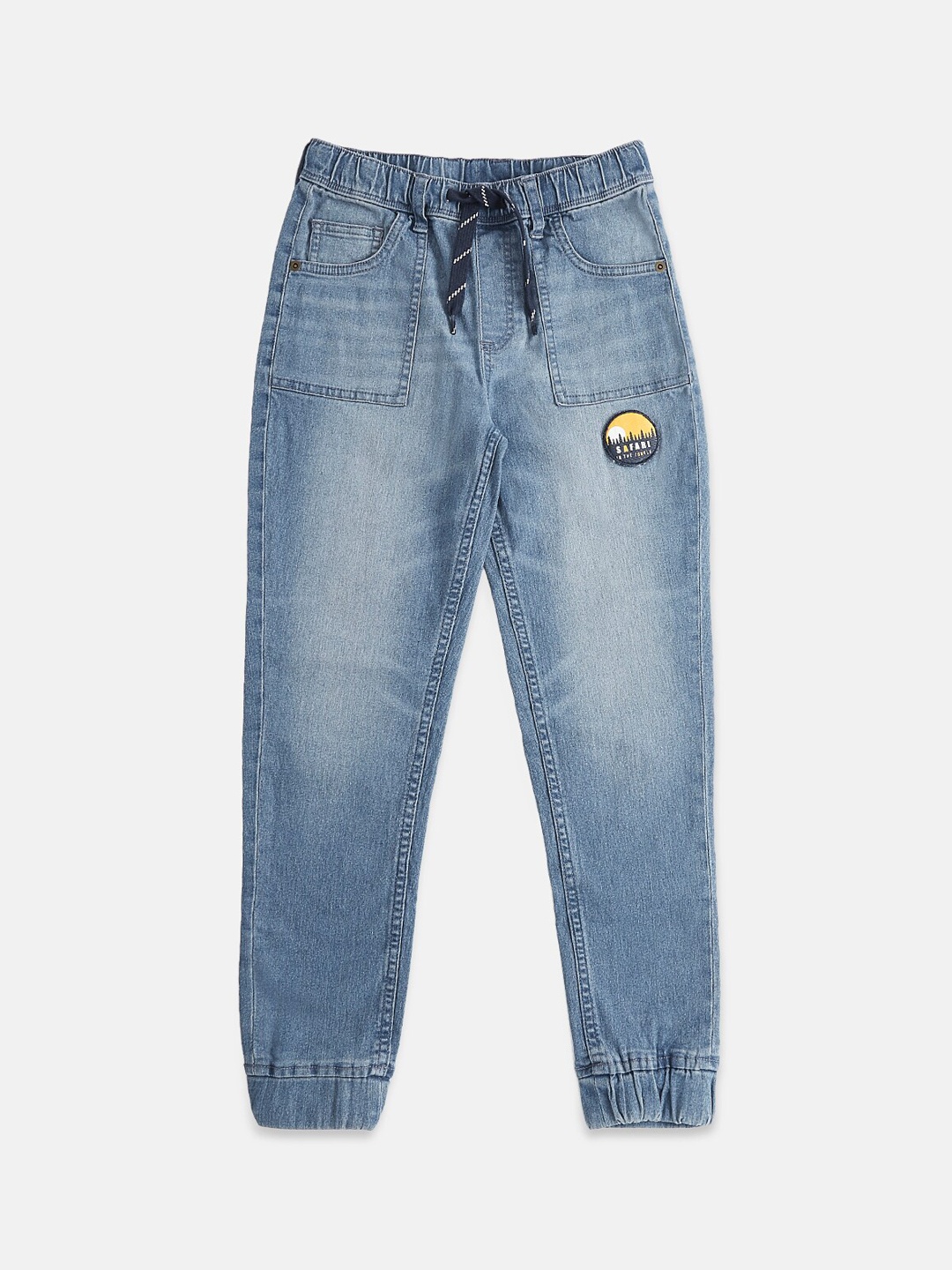 

Pantaloons Junior Boys Blue Tapered Fit Jeans