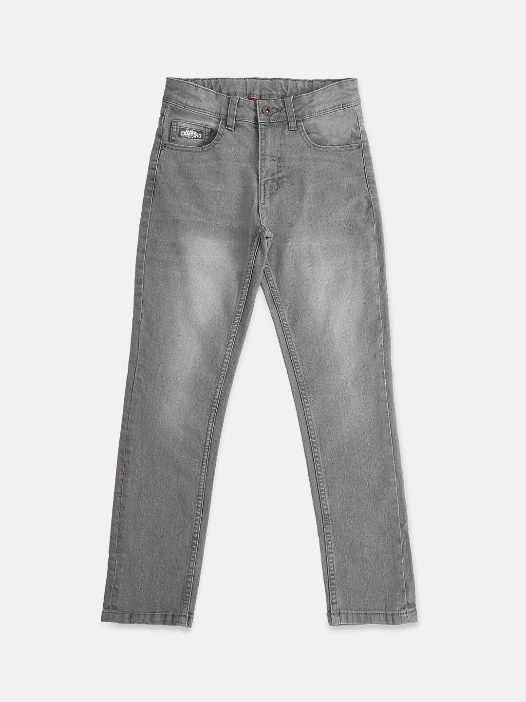 

Pantaloons Junior Boys Grey Tapered Fit Light Fade Jeans
