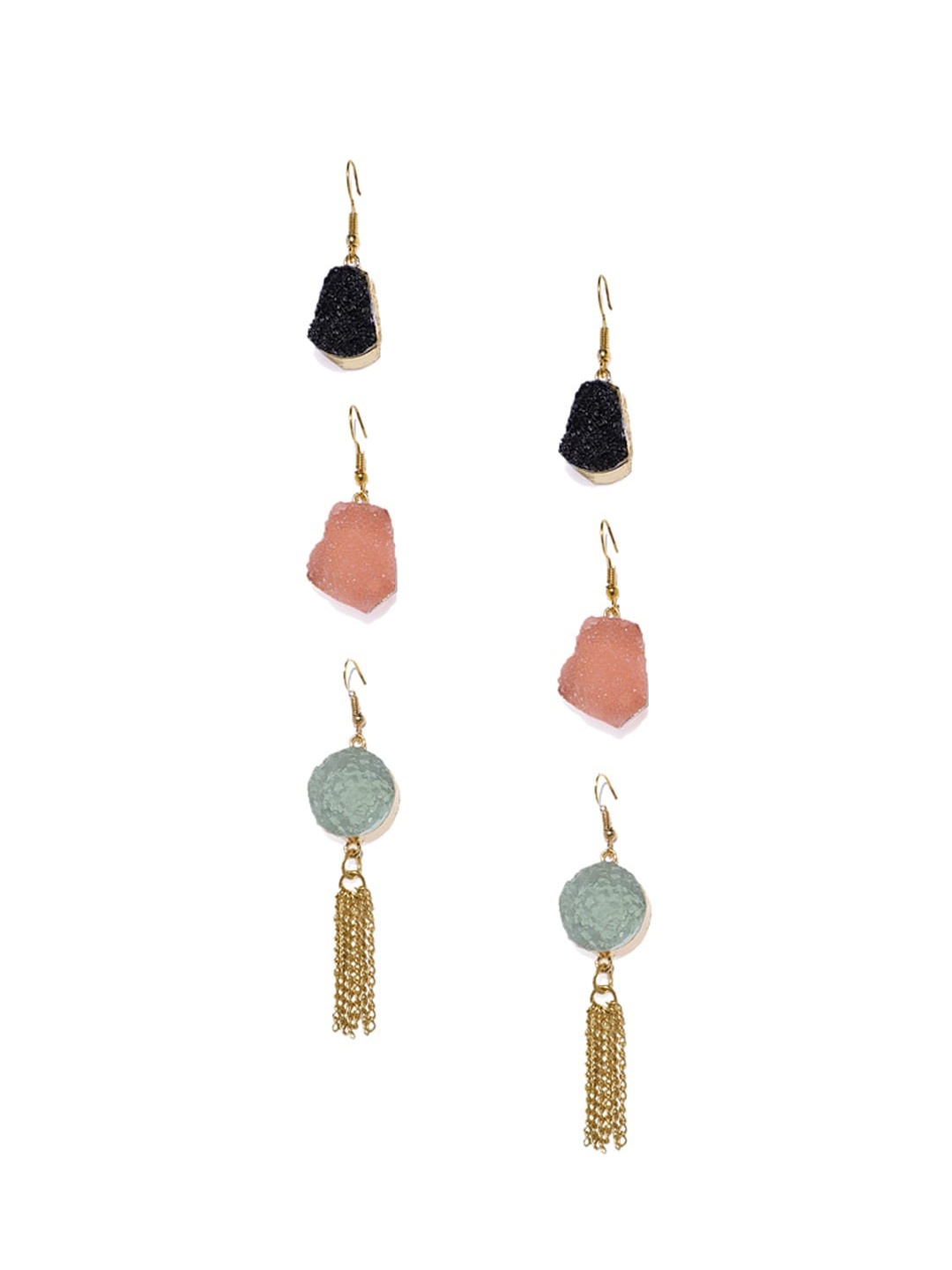 

Blisscovered Multicoloured Contemporary Drop Earrings, Multi