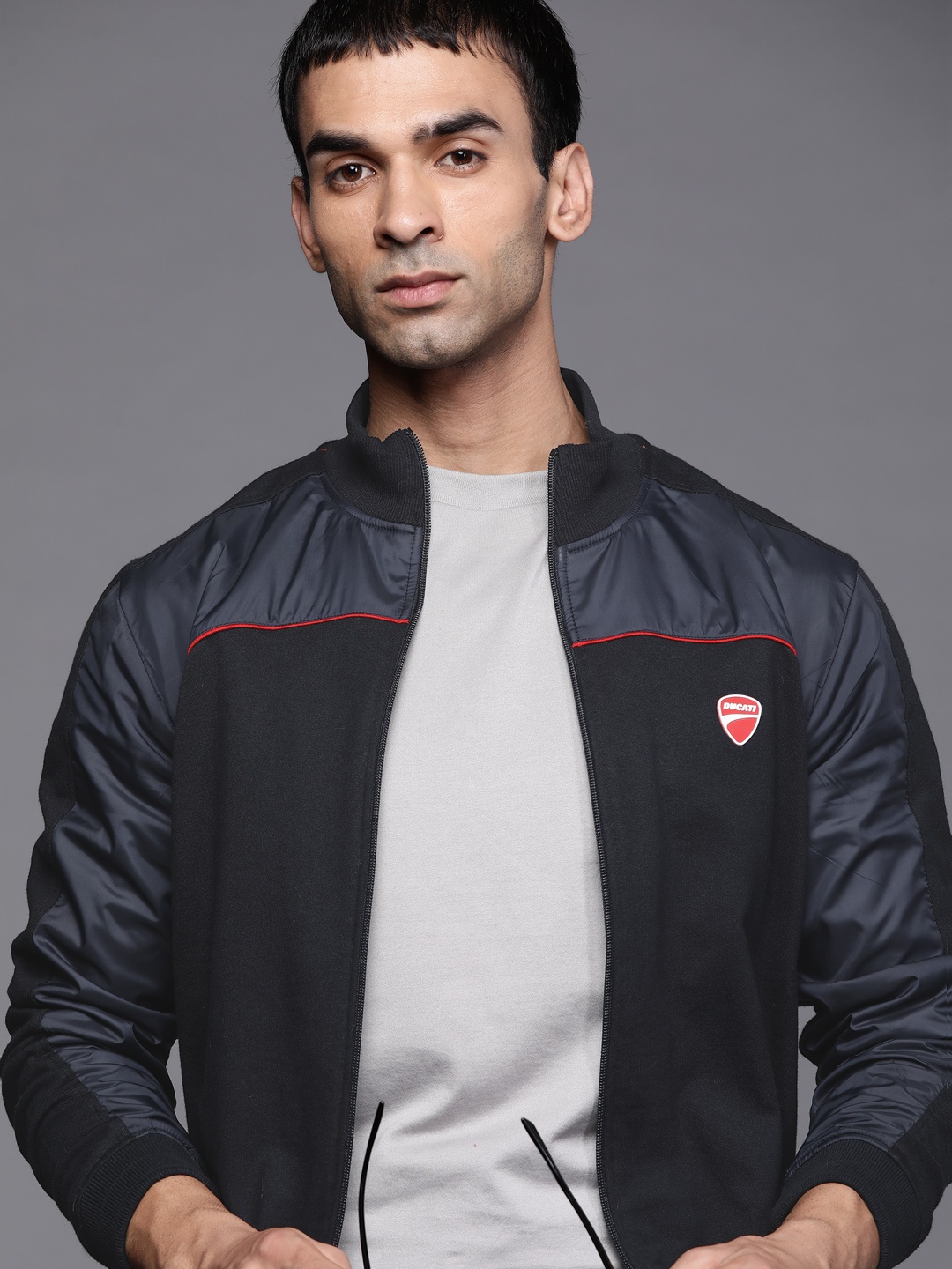 

Ducati Men Navy Blue Solid Sweatshirt