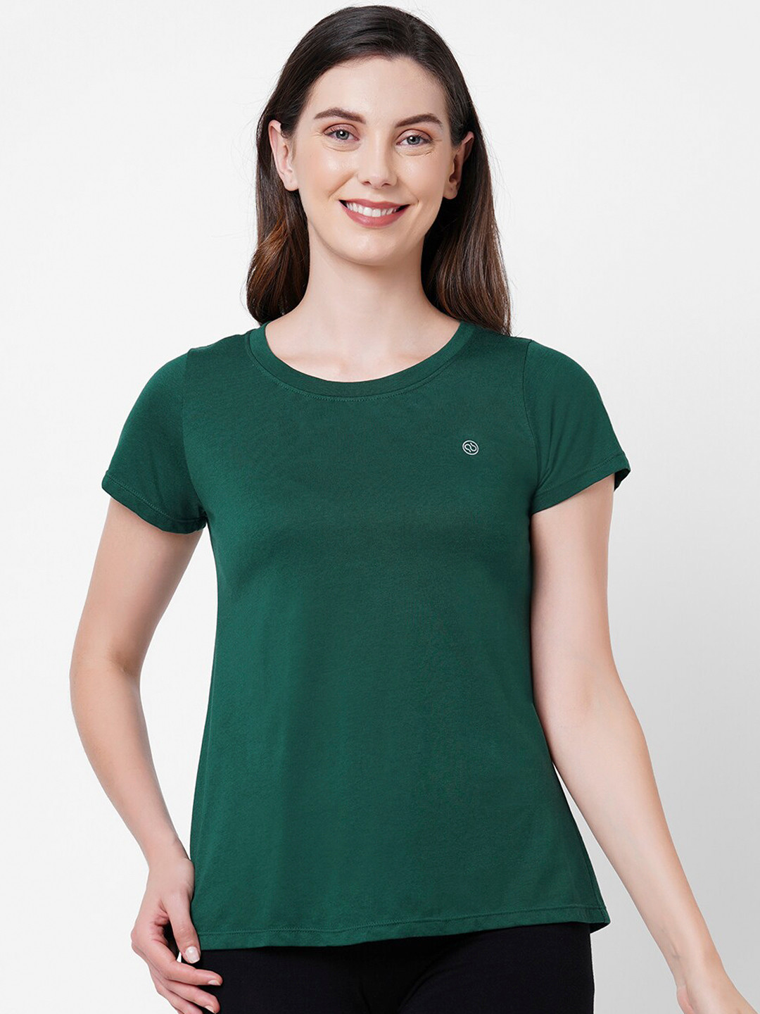 

Soie Women Green Lounge T-shirt