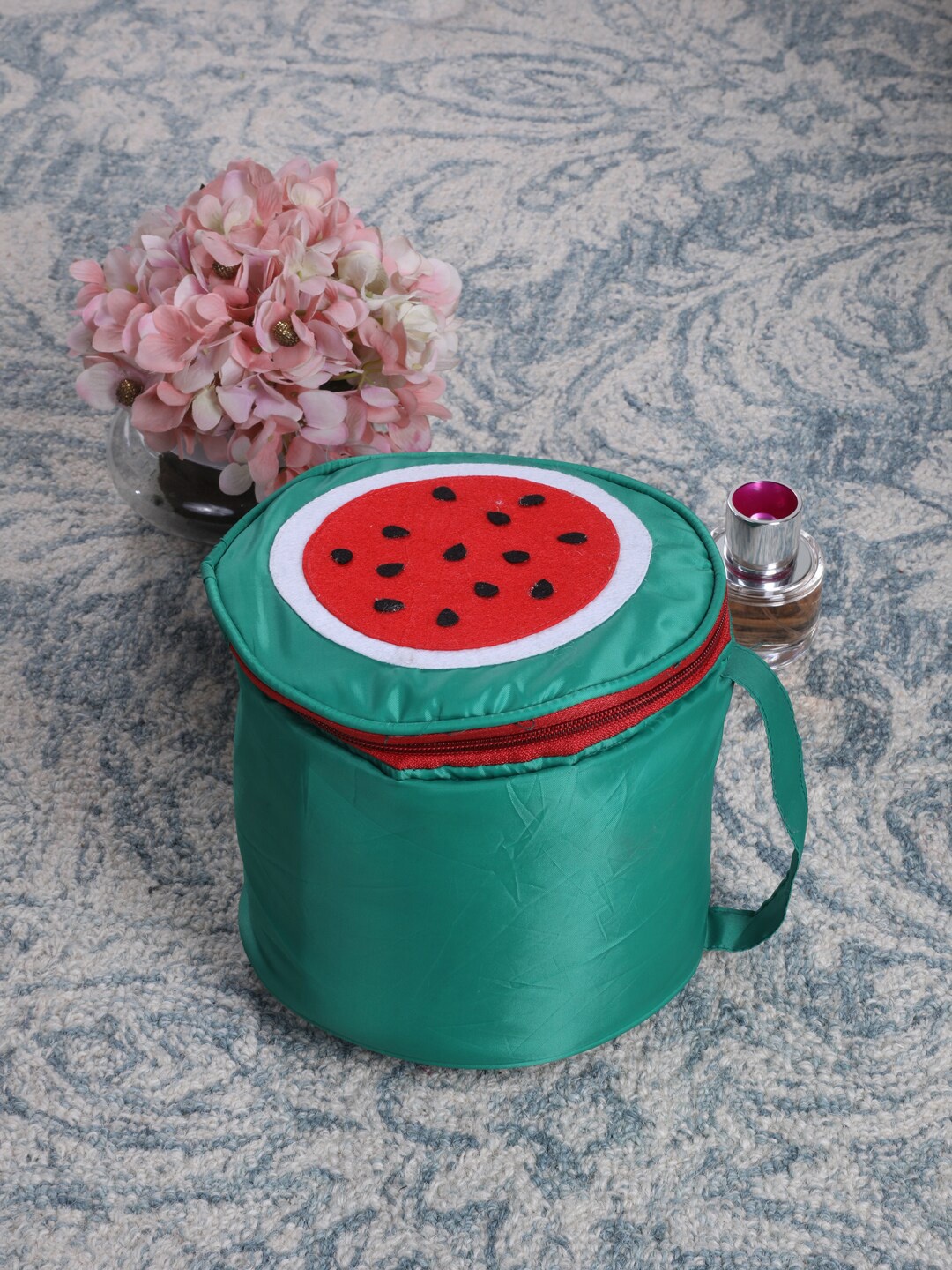 

My Gift Booth Green & Red Nylon Watermelon Travel Pouch