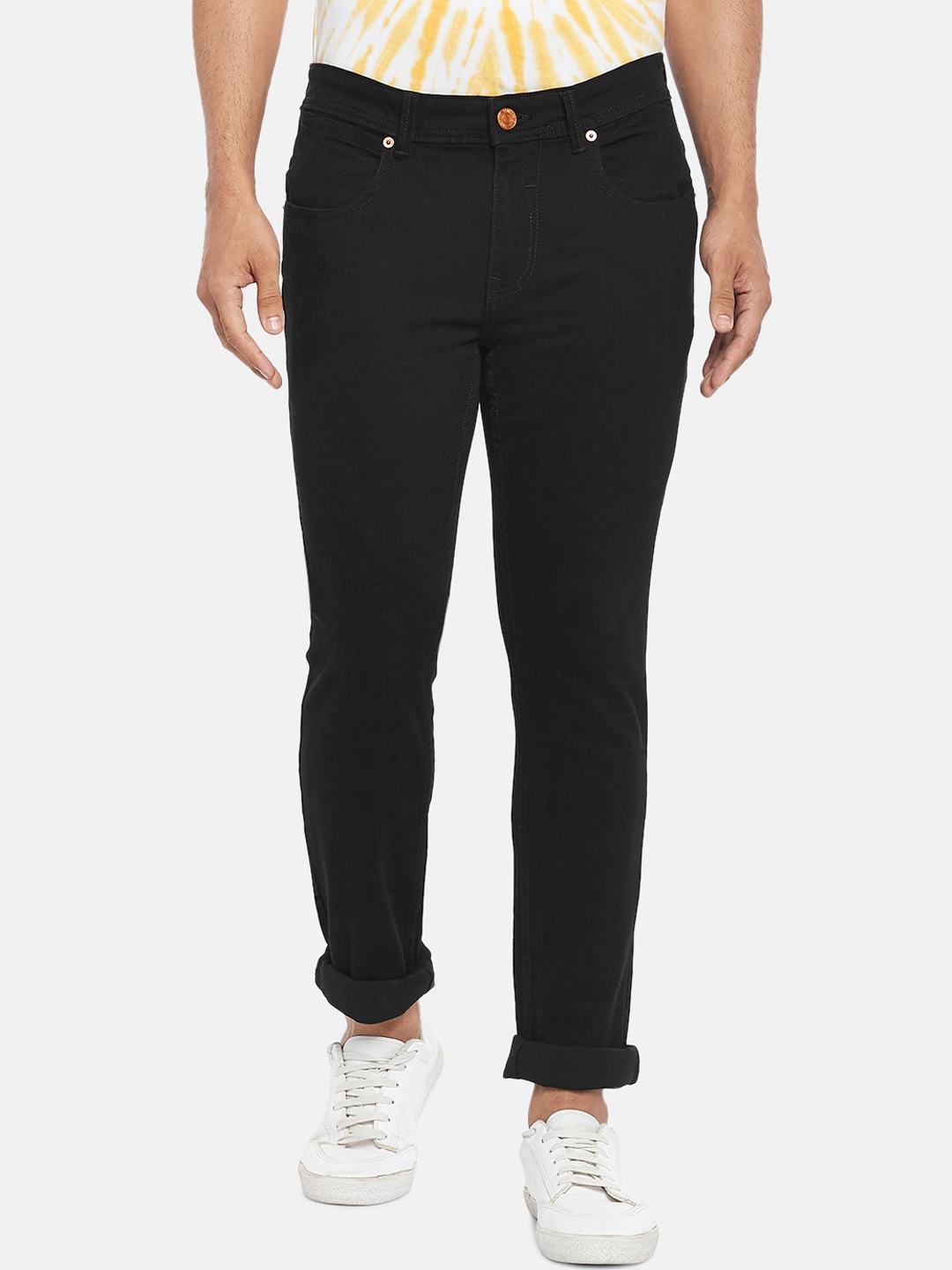 

People Men Black Slim Fit Jeans