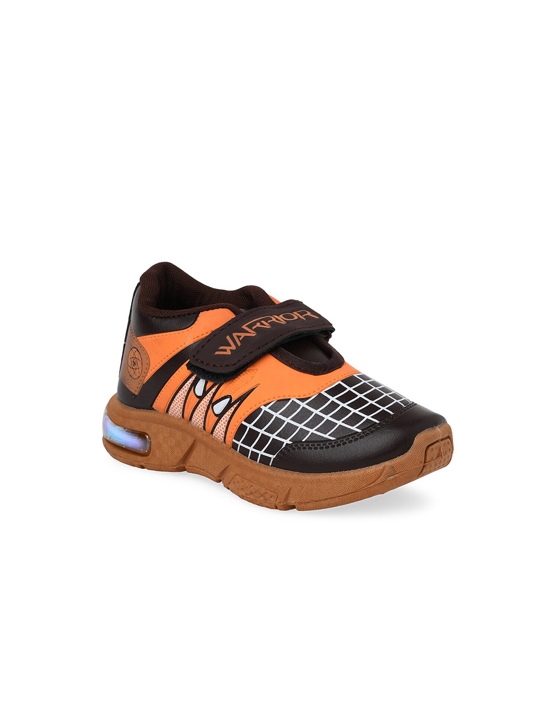 

CHiU Unisex Kids Orange Printed Sneakers