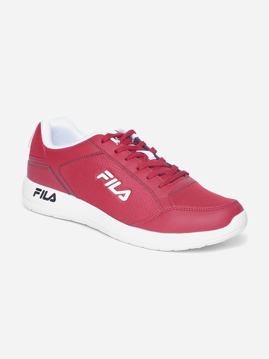 

FILA Men Red Mesh AMADEO Regular Synthetic Running Shoes