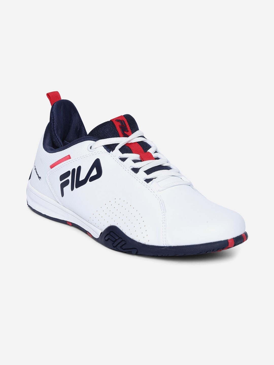 

FILA Men White Basketball Non-Marking Shoes