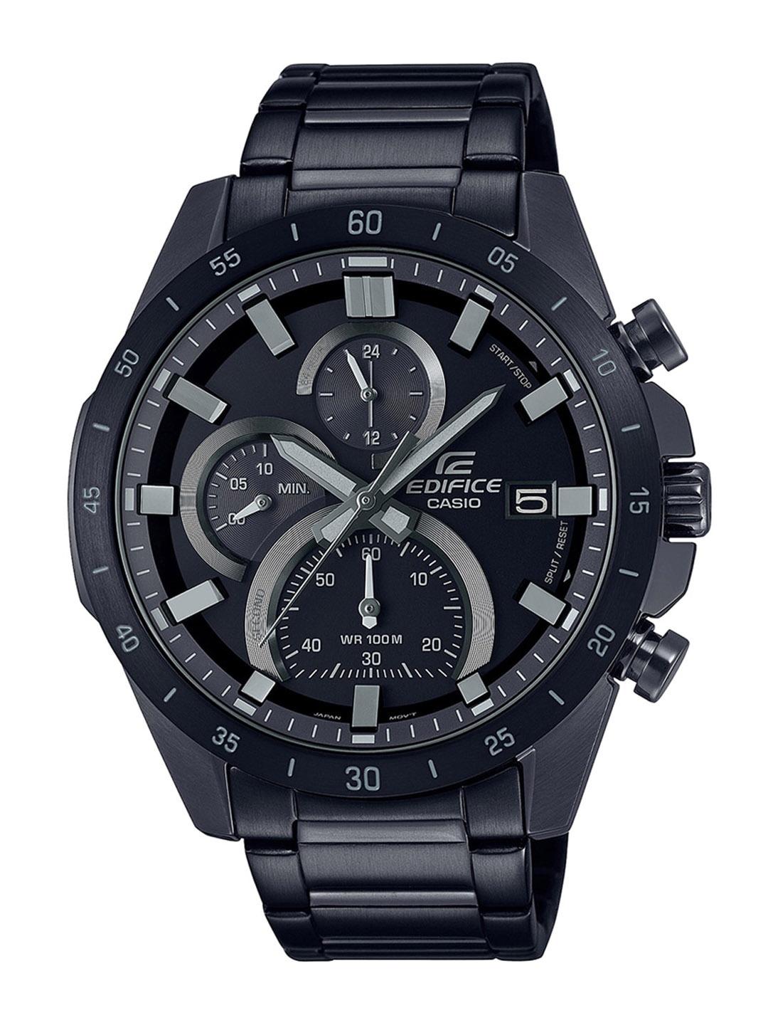 

CASIO Men EDifice EFR-571MDC-1AVUDF Black Analog Dial Black Stainless Steel Band ED517