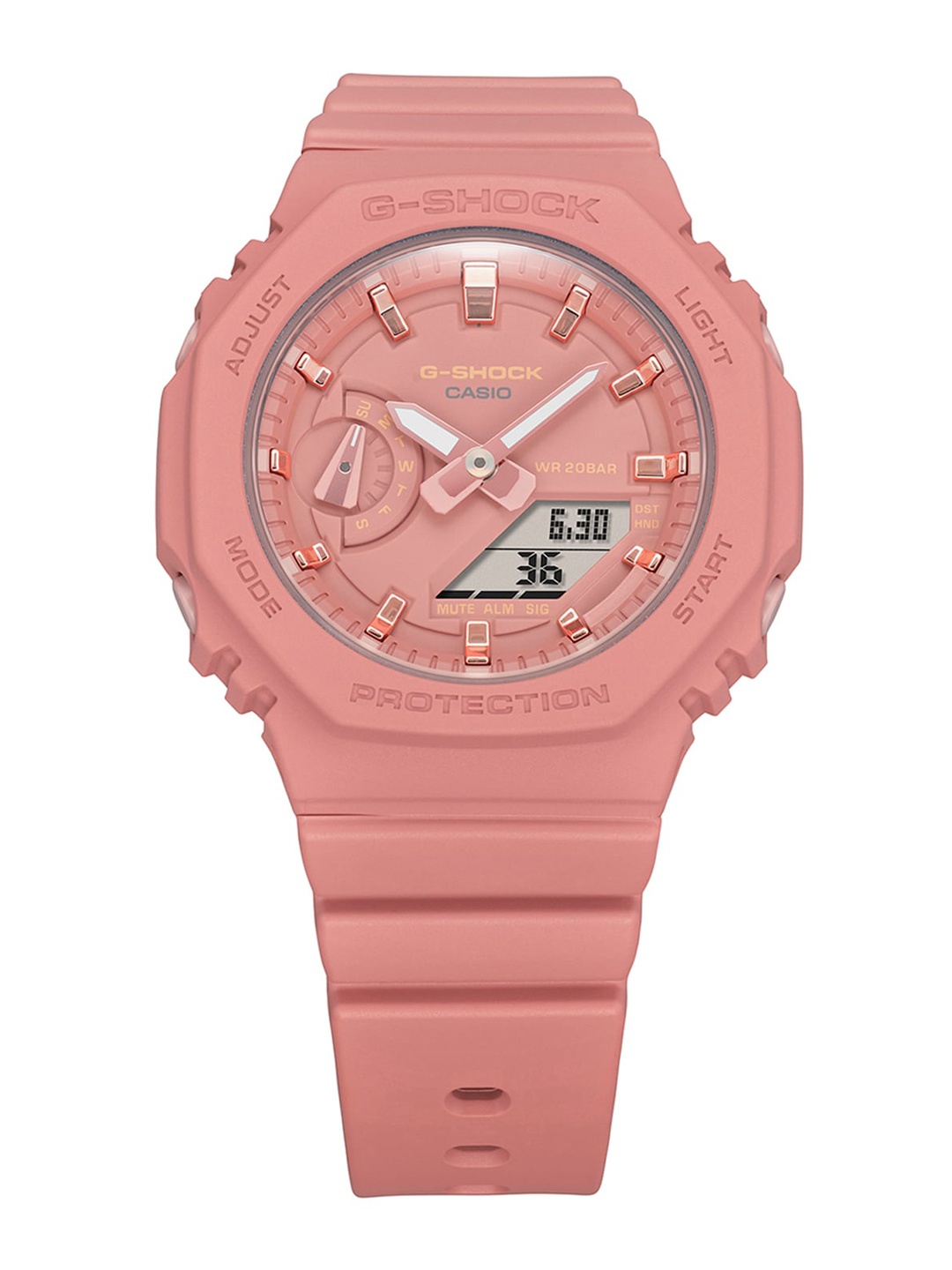 

CASIO Women G-Shock GMA-S2100-4A2DR Pink Ana-Digi Dial Pink Resin Strap Watch G1108