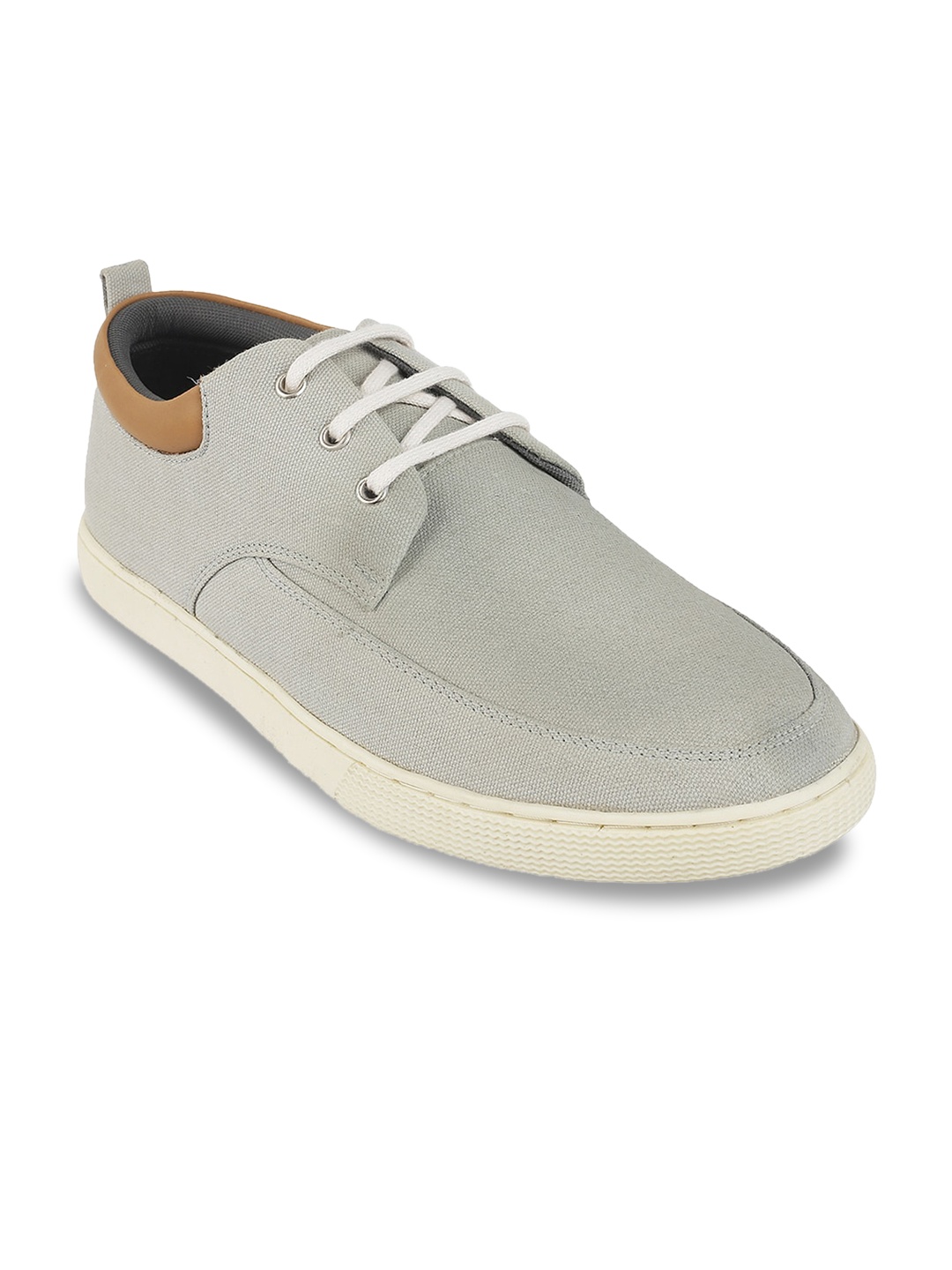 

WBNY Men Grey Solid Derbys