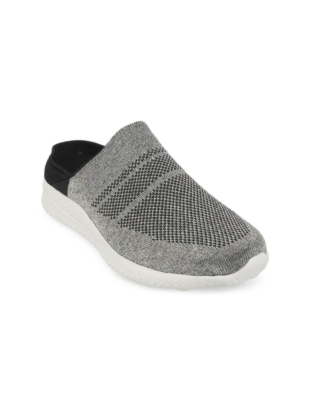 

WBNY Men Grey Woven Design Slip-On Sneakers