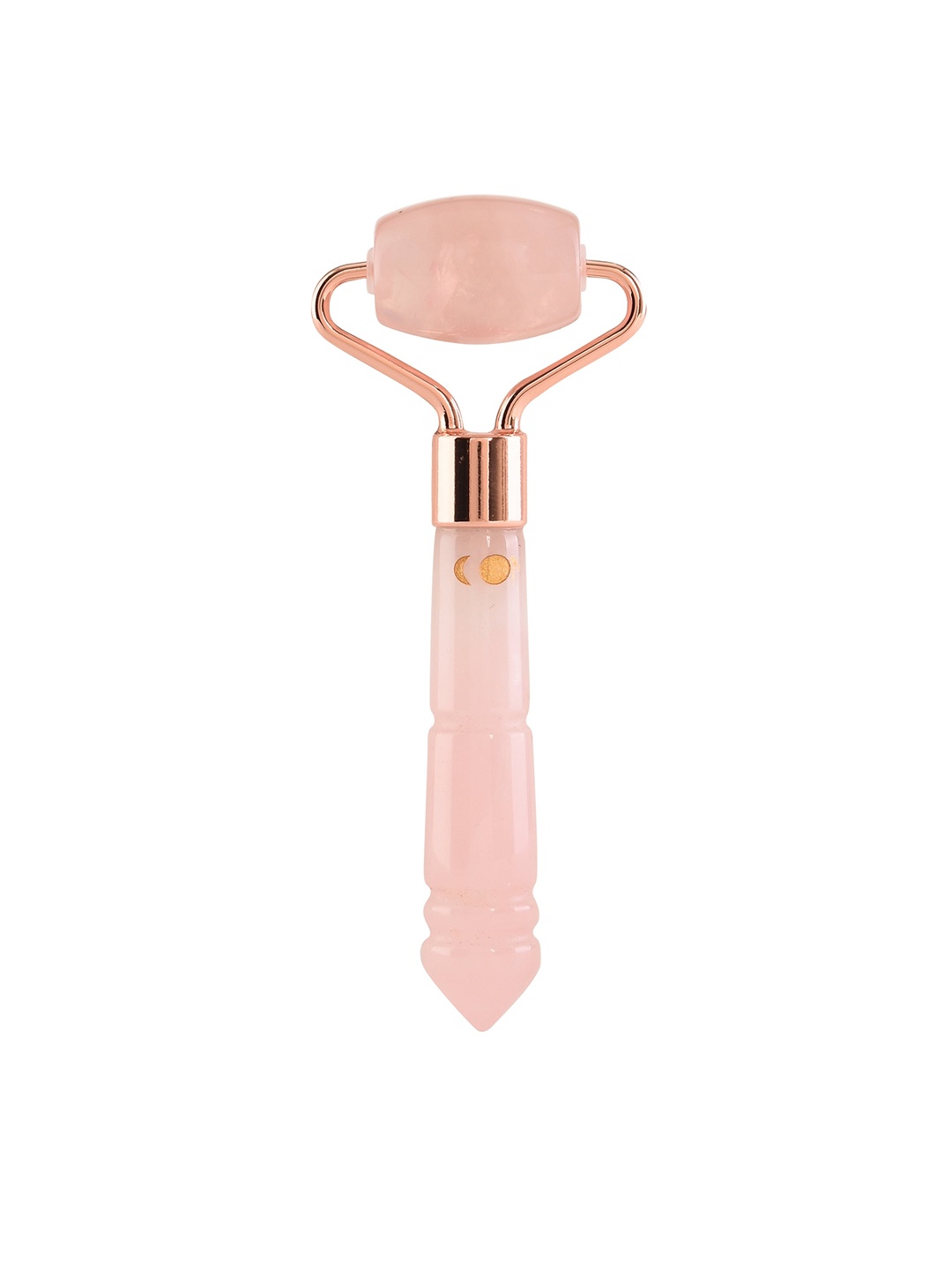 

DROMEN & CO Unisex Mini Rose Quartz Roller, Pink