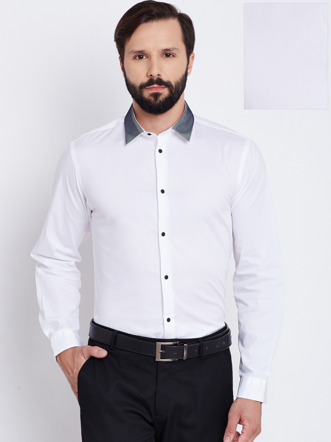 

Arrow New York Men White Snug Fit Solid Formal Shirt