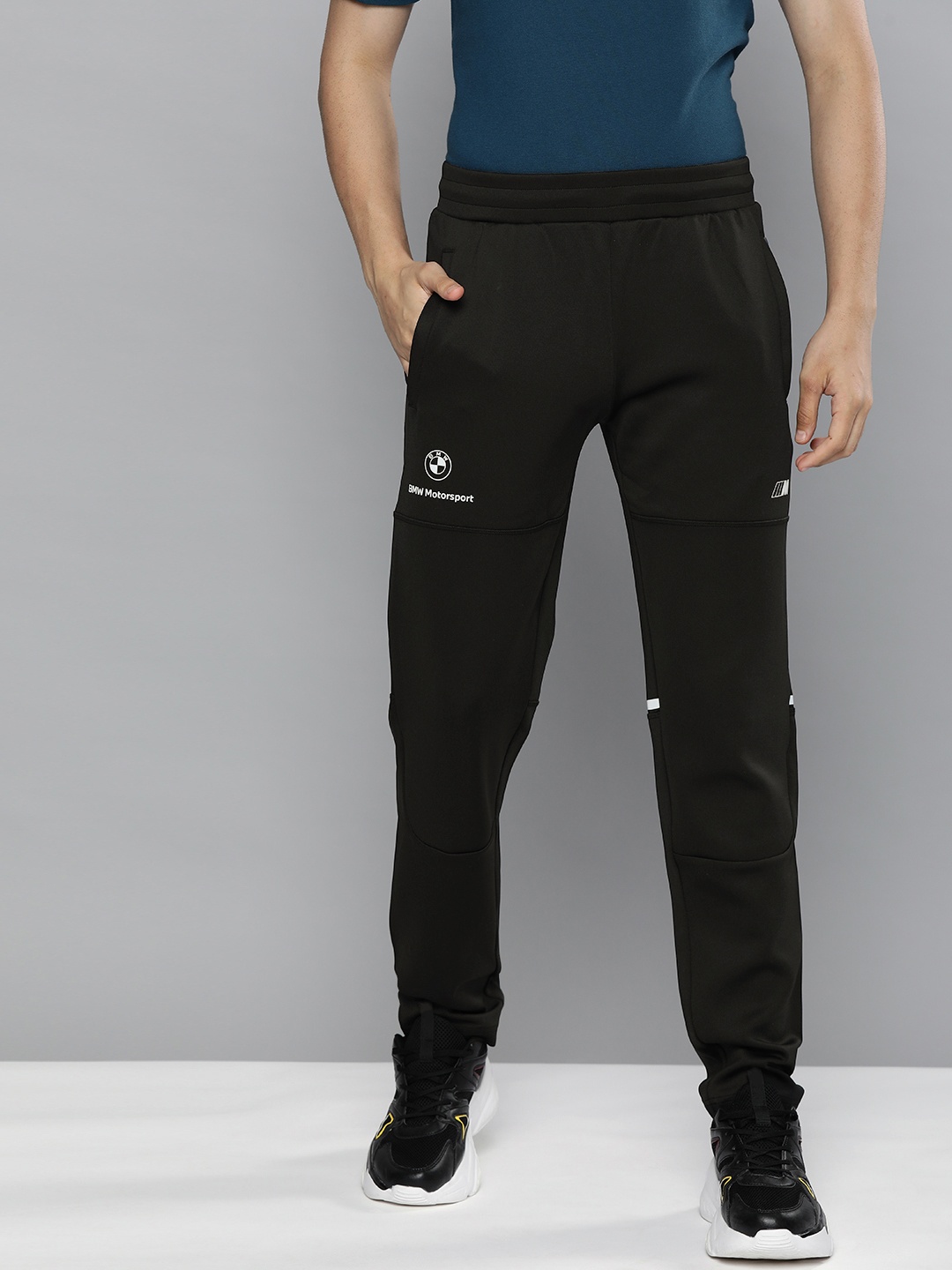 

PUMA Motorsport Men Black BMW Spacer Knitted Motorsports Track Pants