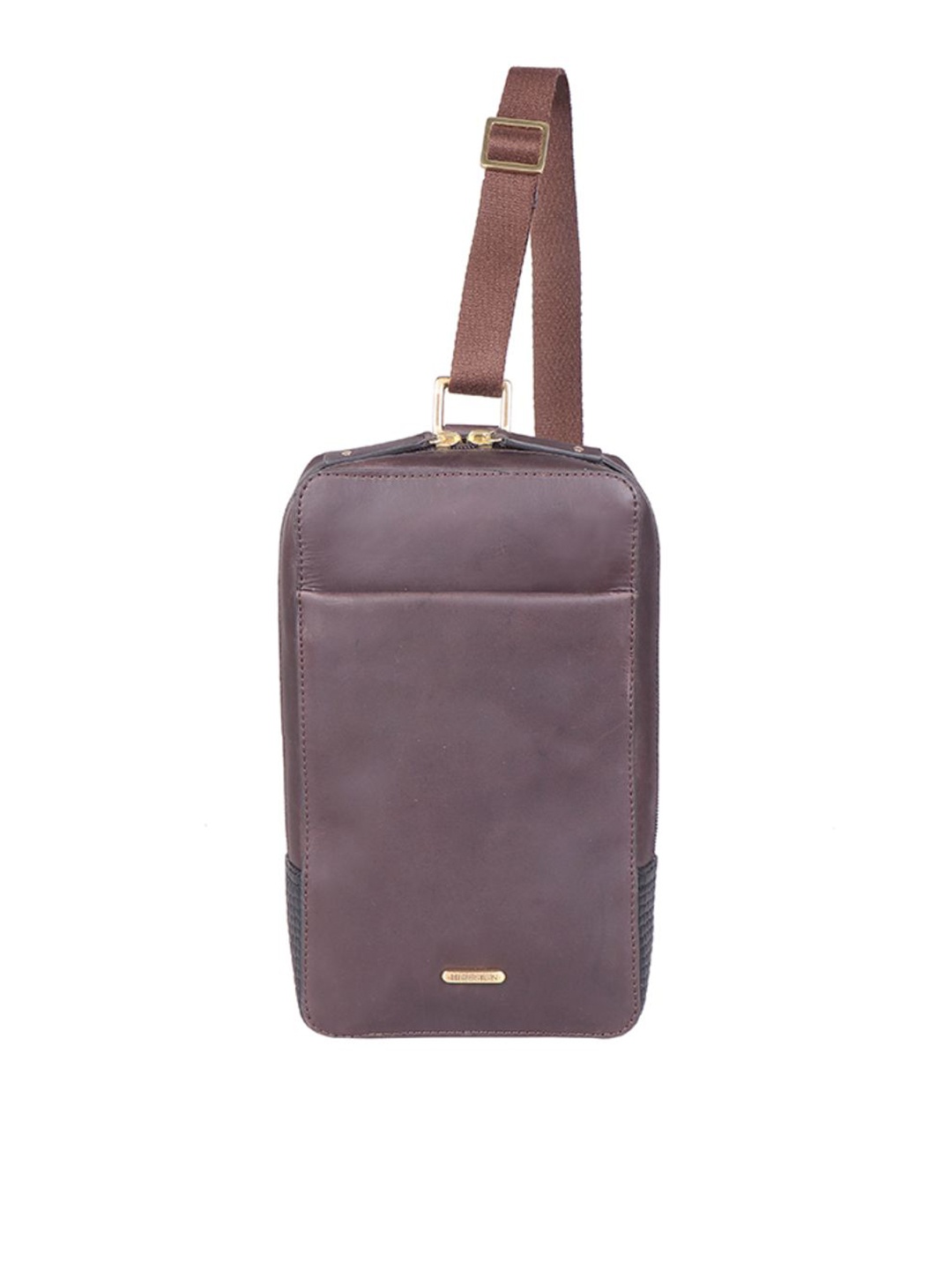 

Hidesign Men Brown Messenger Bag